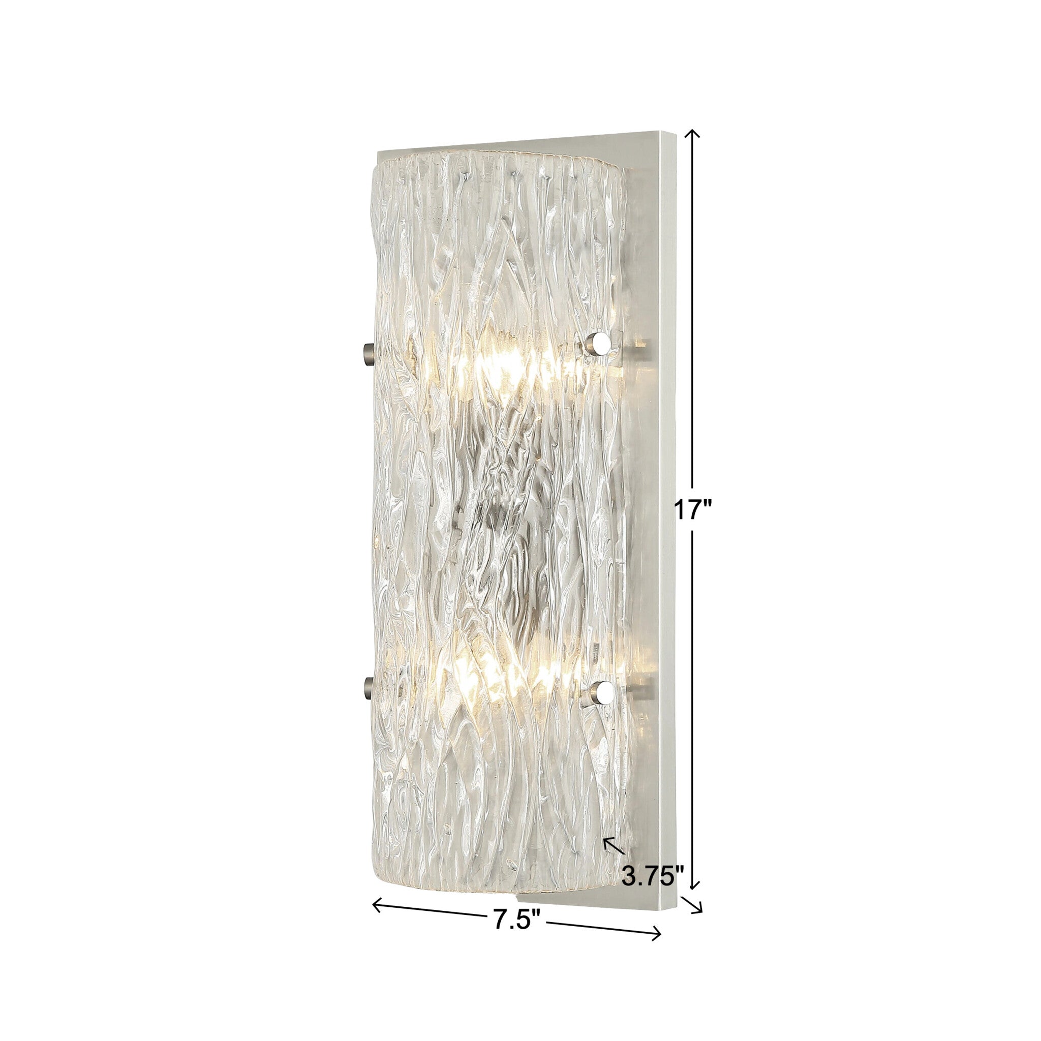 Morgan 2 Light Sconce - Black
