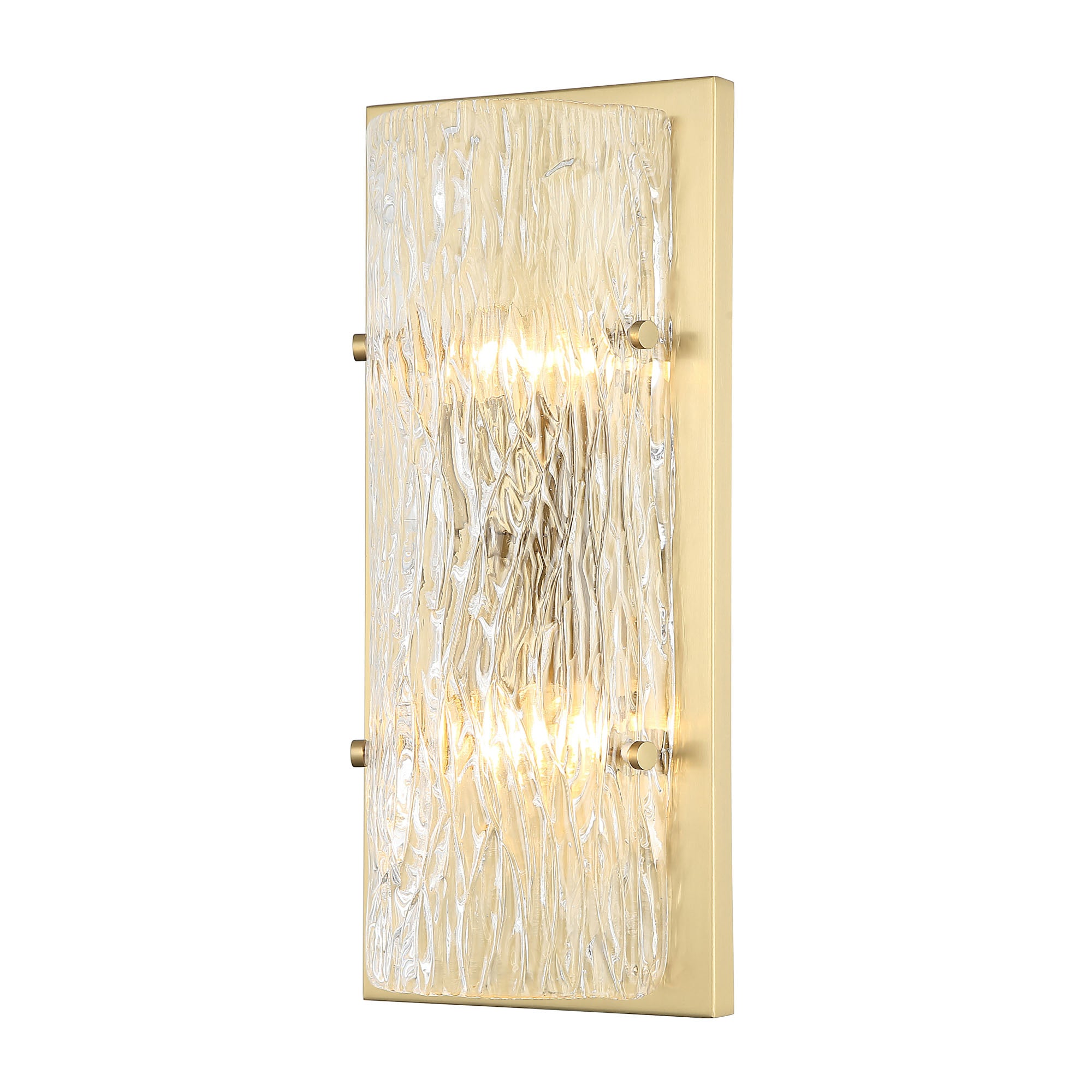 Morgan 2 Light Sconce - Satin Brass