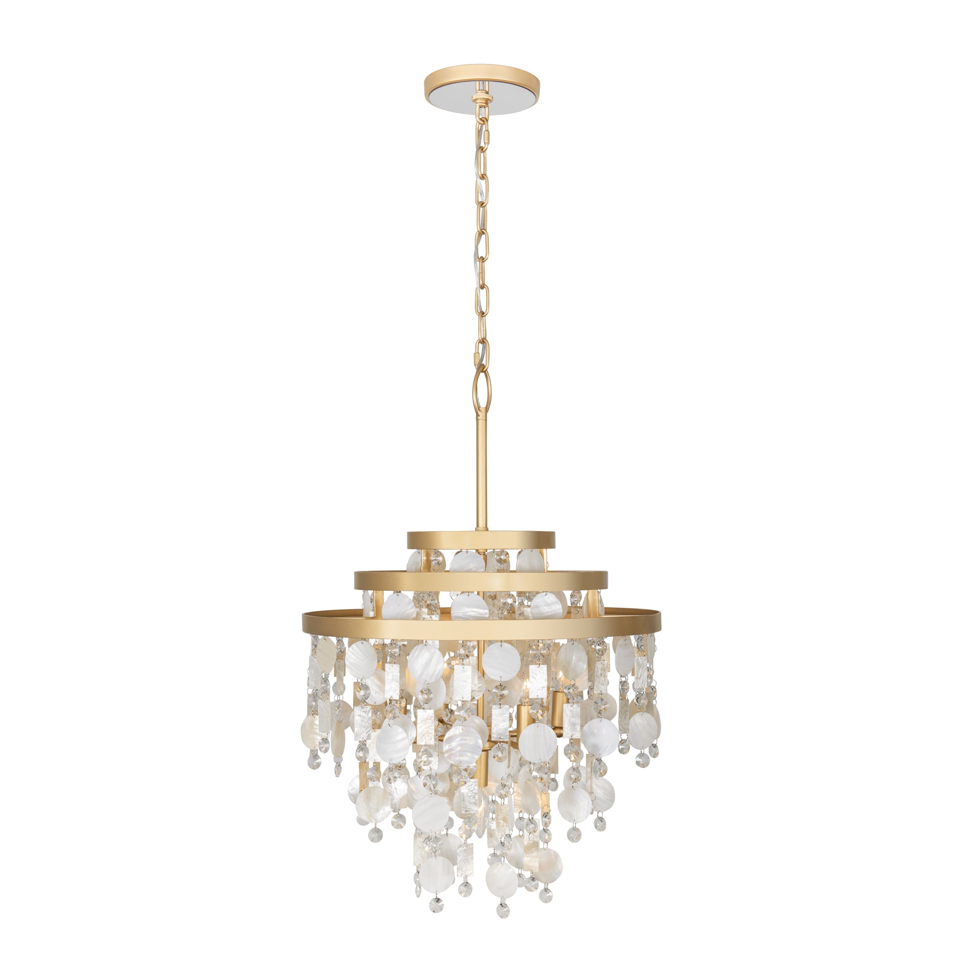 Kalani 5 Light Chandelier - French Gold