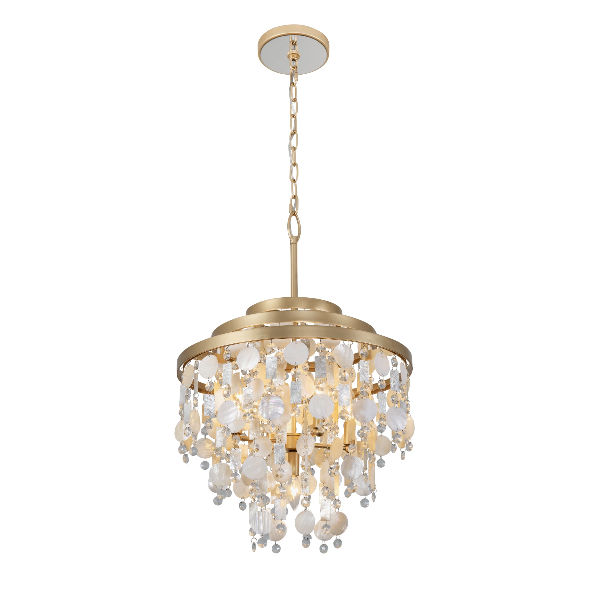Kalani 5 Light Chandelier - French Gold