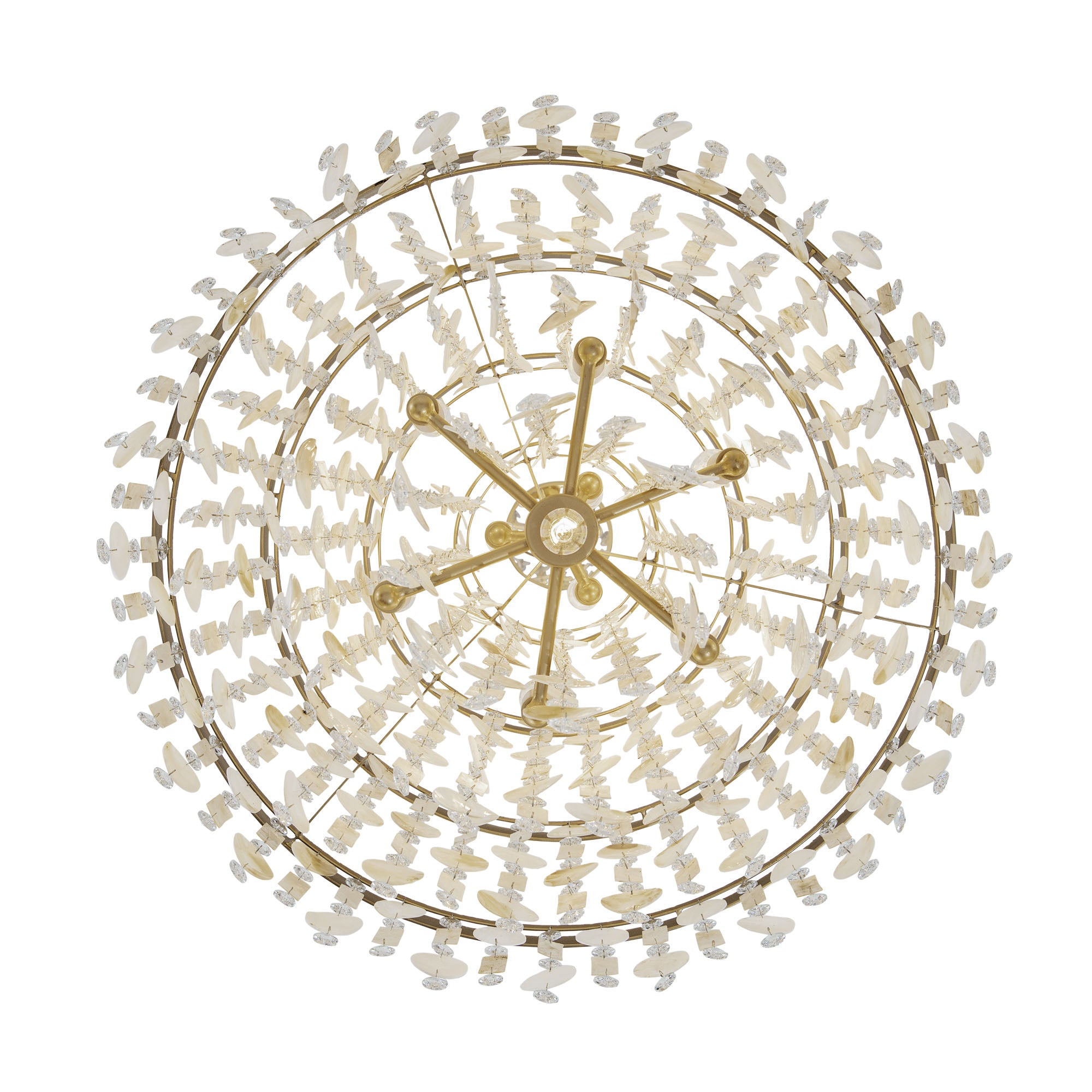 Kalani 10-Light Chandelier - French Gold