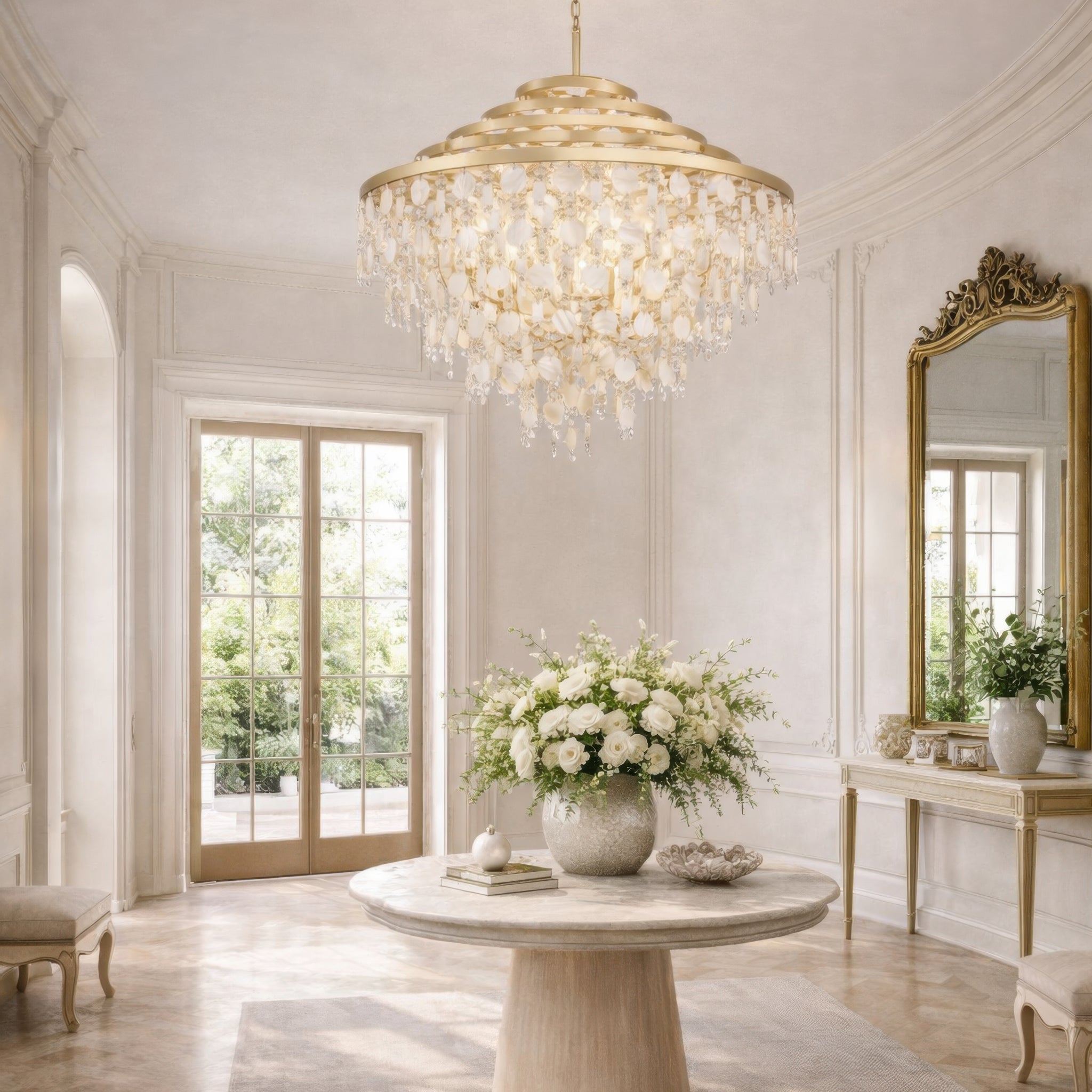 Kalani 16 Light Chandelier - French Gold