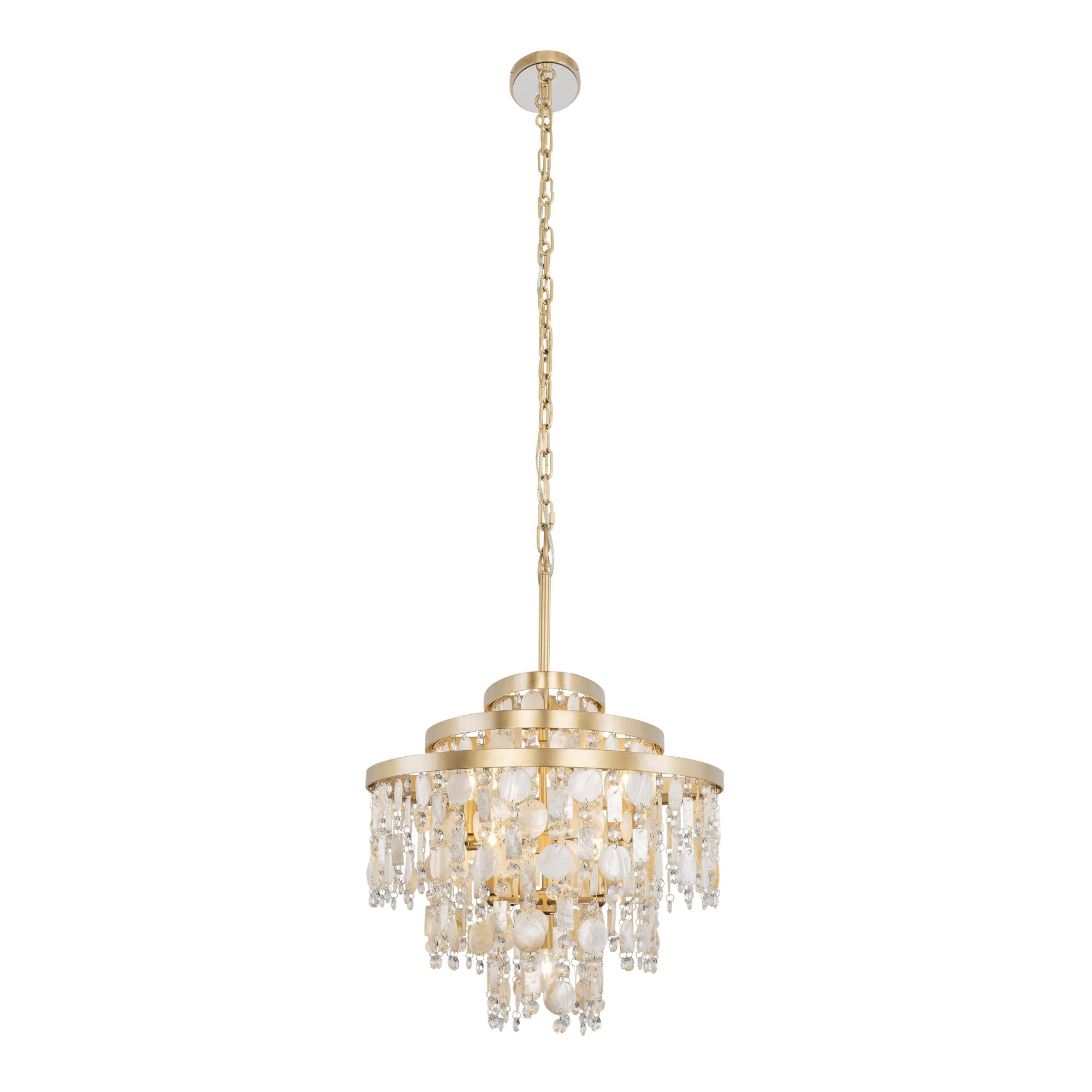 Kalani 9-Light Linear Pendant - French Gold