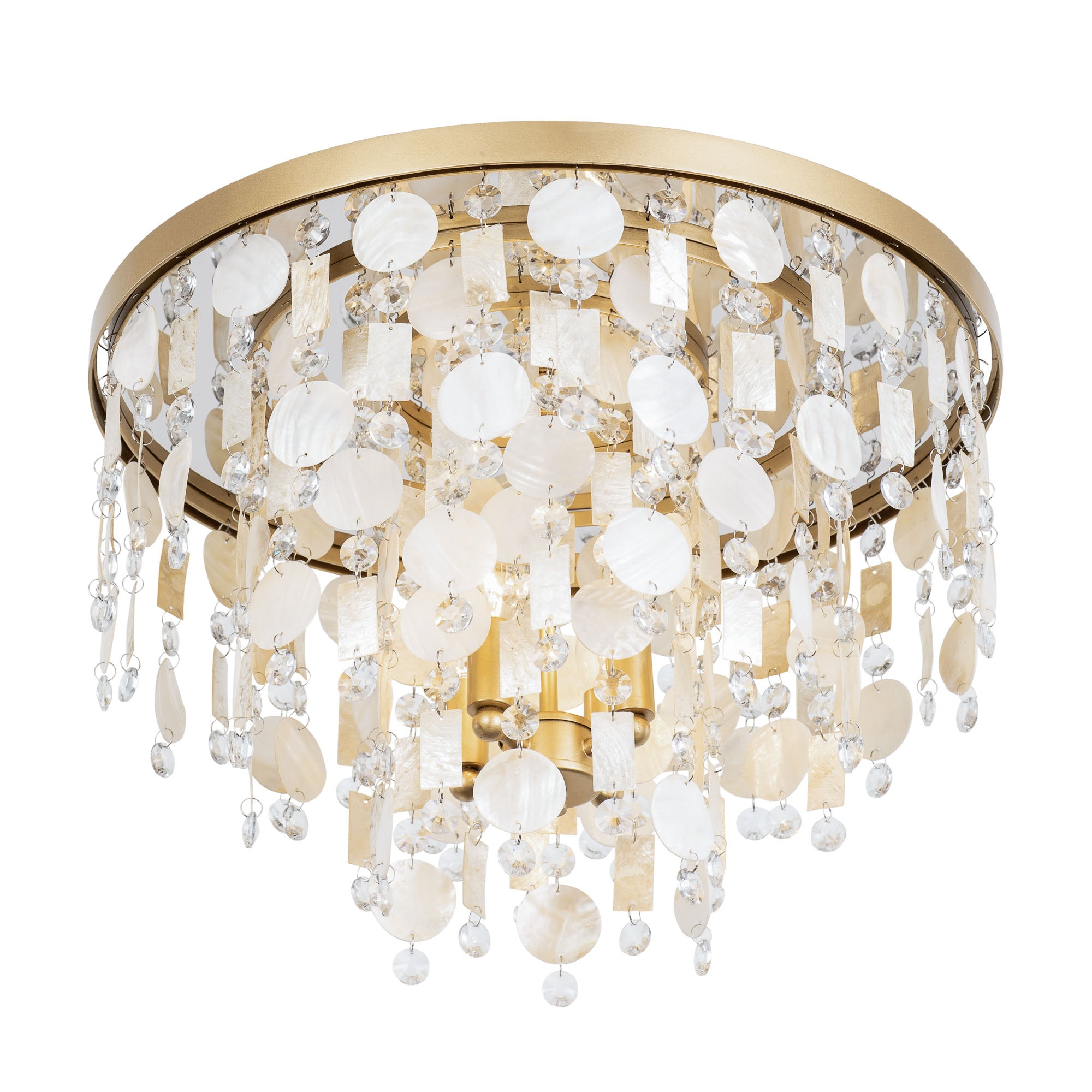 Kalani 4 Light Semi-Flush - French Gold