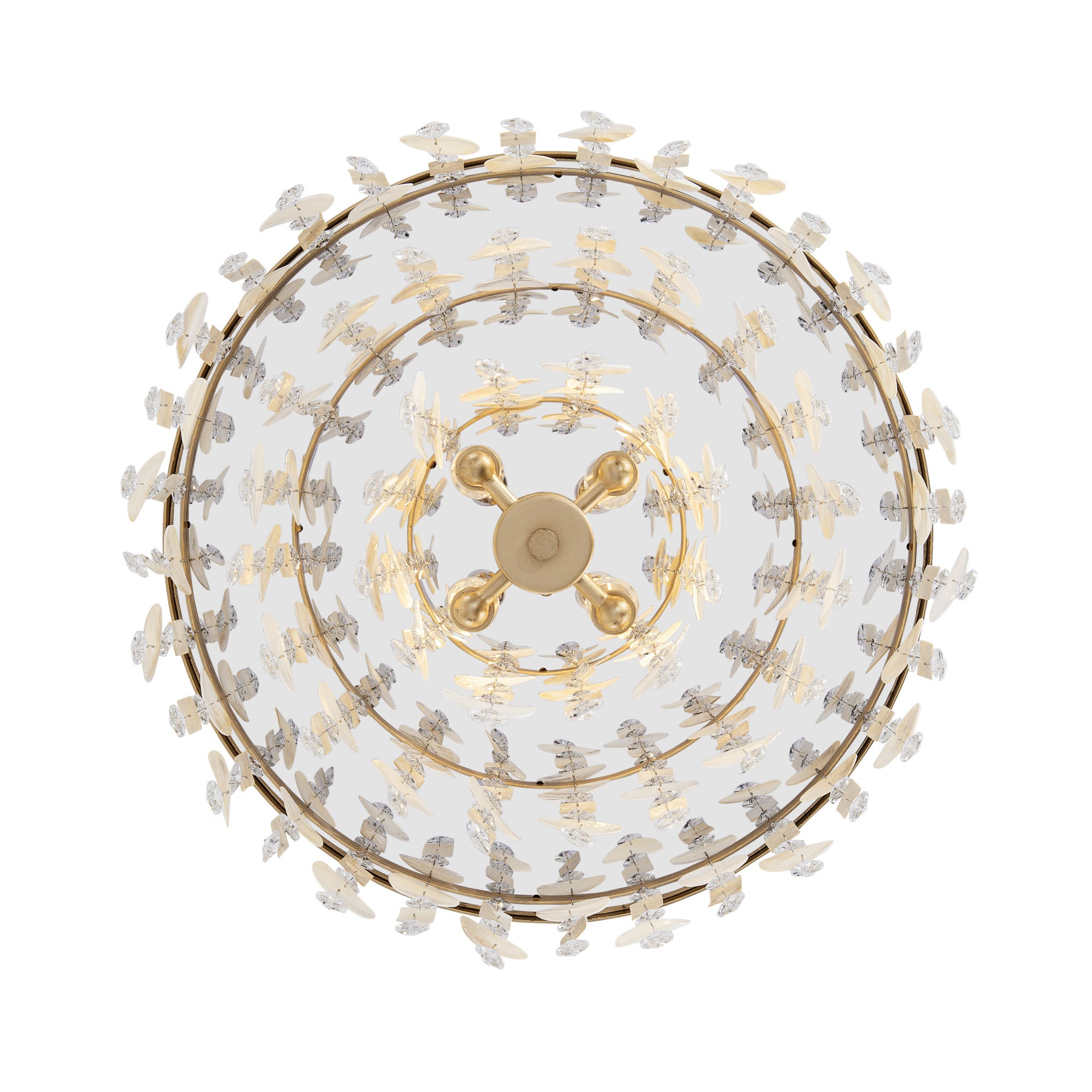 Kalani 4-Light Semi-Flush - French Gold