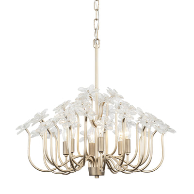 Wildflower 6 Light Chandelier - Gold Dust/Artifact