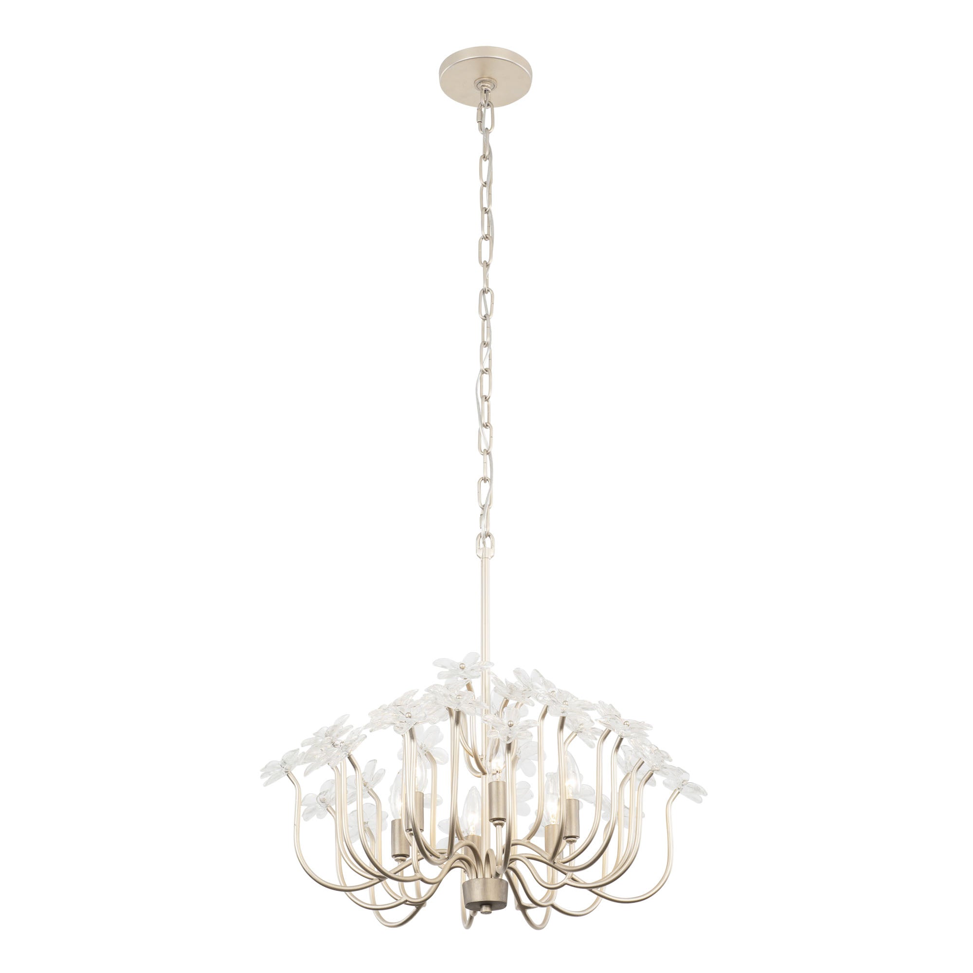 Wildflower 6 Light Chandelier - Gold Dust/Artifact