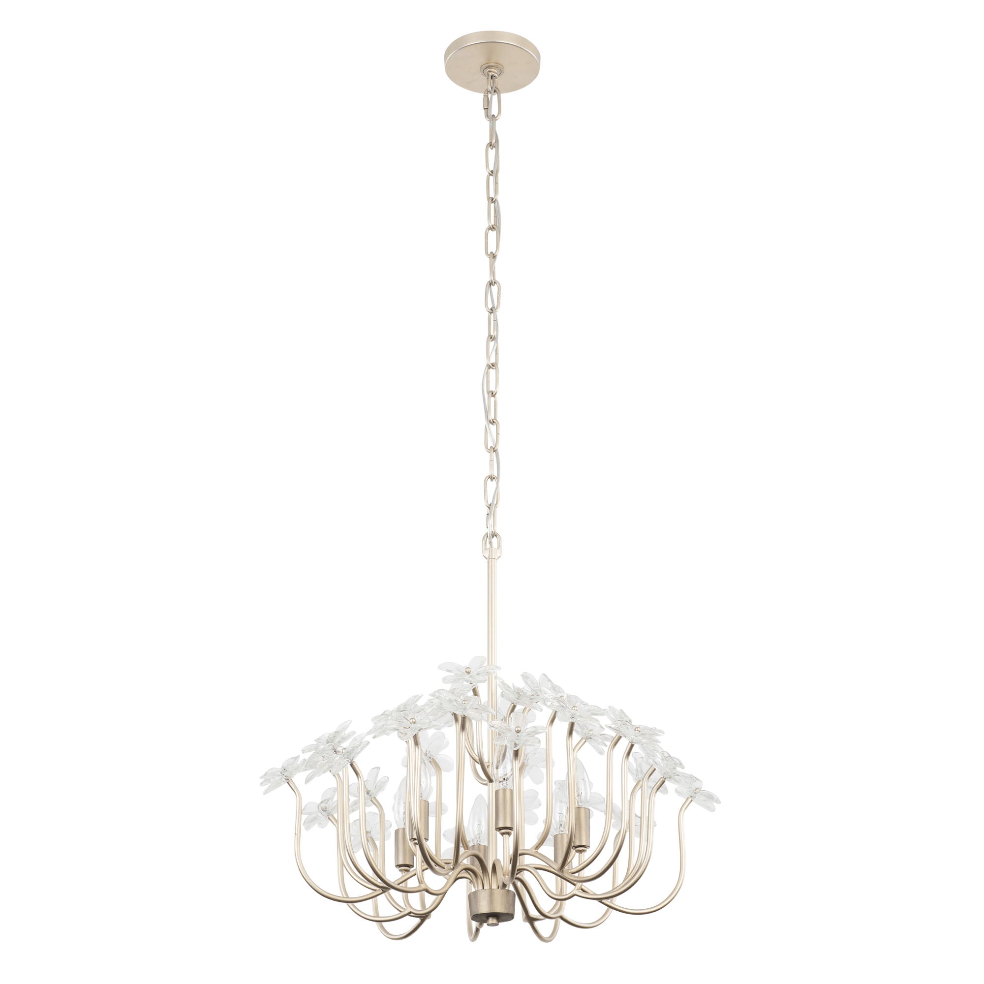 Wildflower 378C06GDAR 6-Lt Chandelier - Gold Dust/Artifact