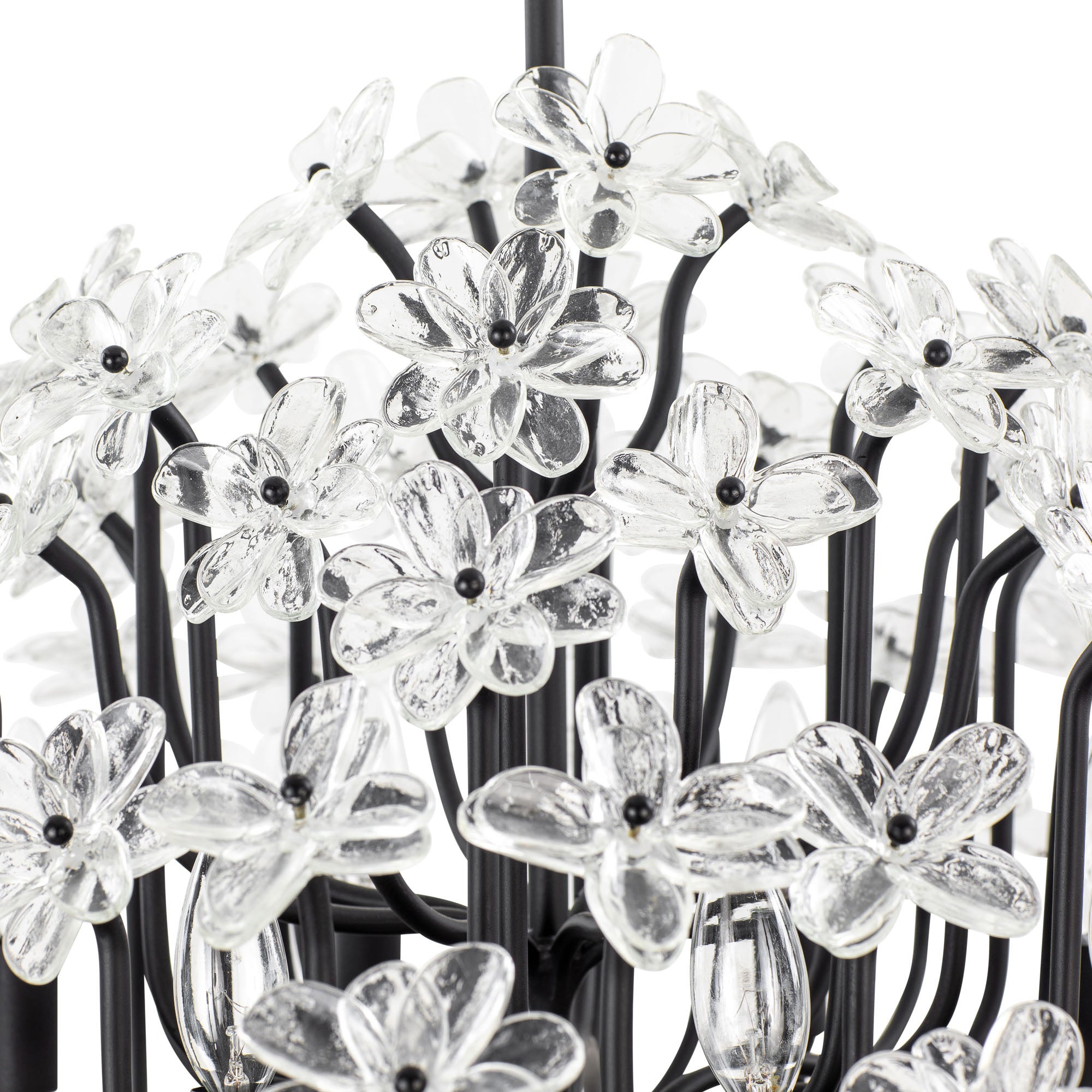 Wildflower 8 Light Chandelier - Matte Black