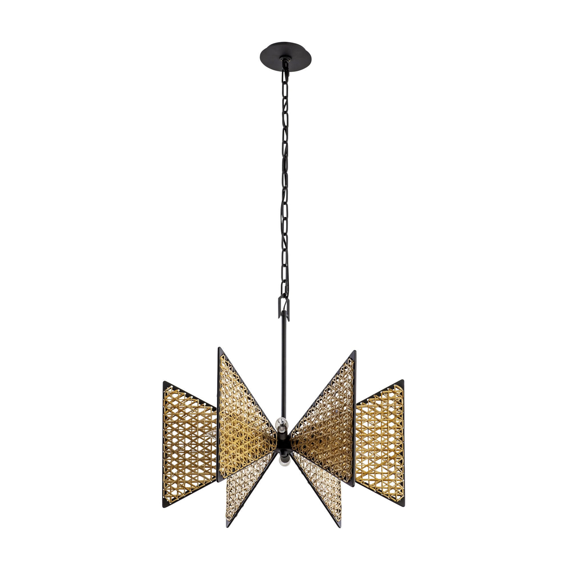Machina 6-Light Chandelier - Matte Black/Sulihiya