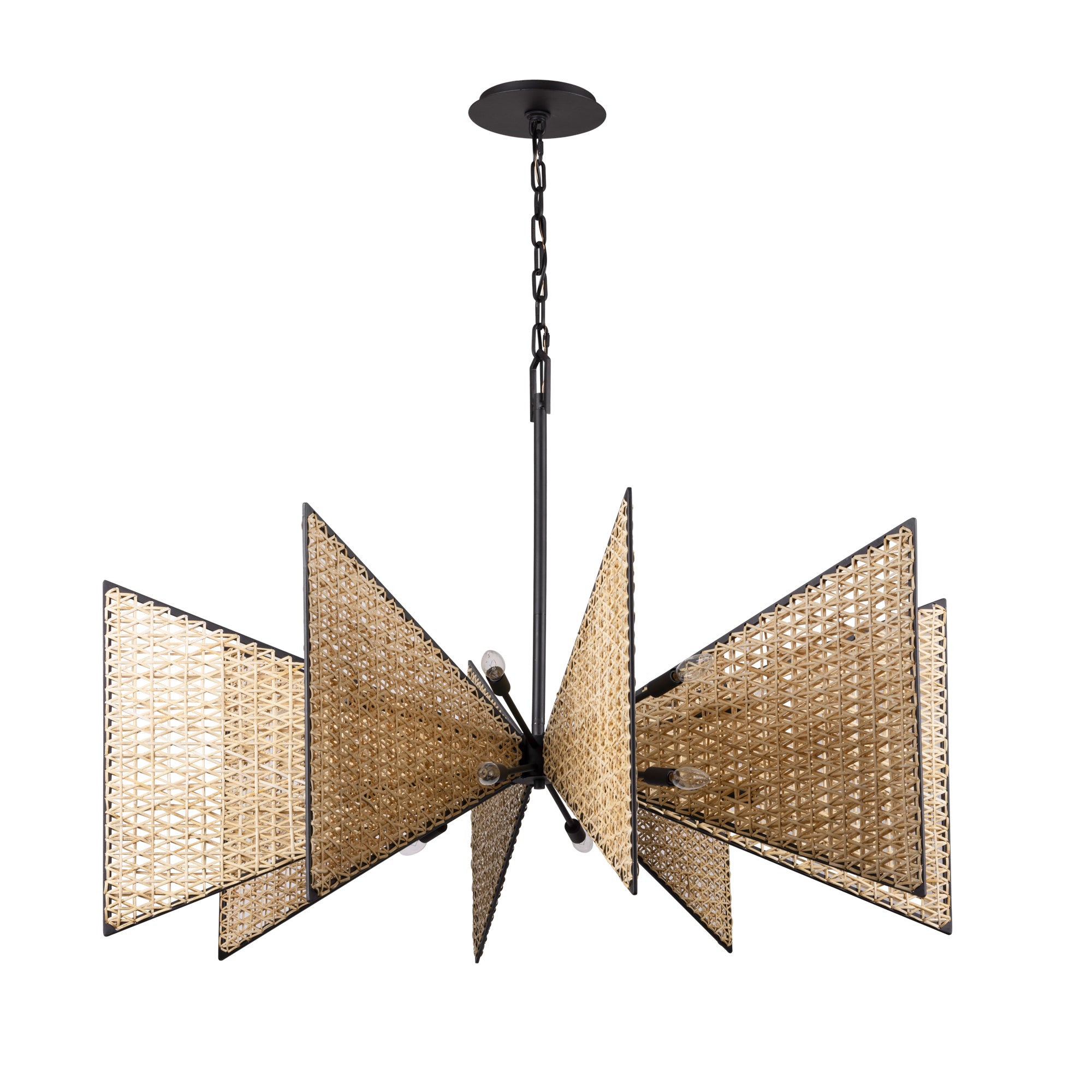 Machina 16-Light Chandelier - Matte Black/Sulihiya