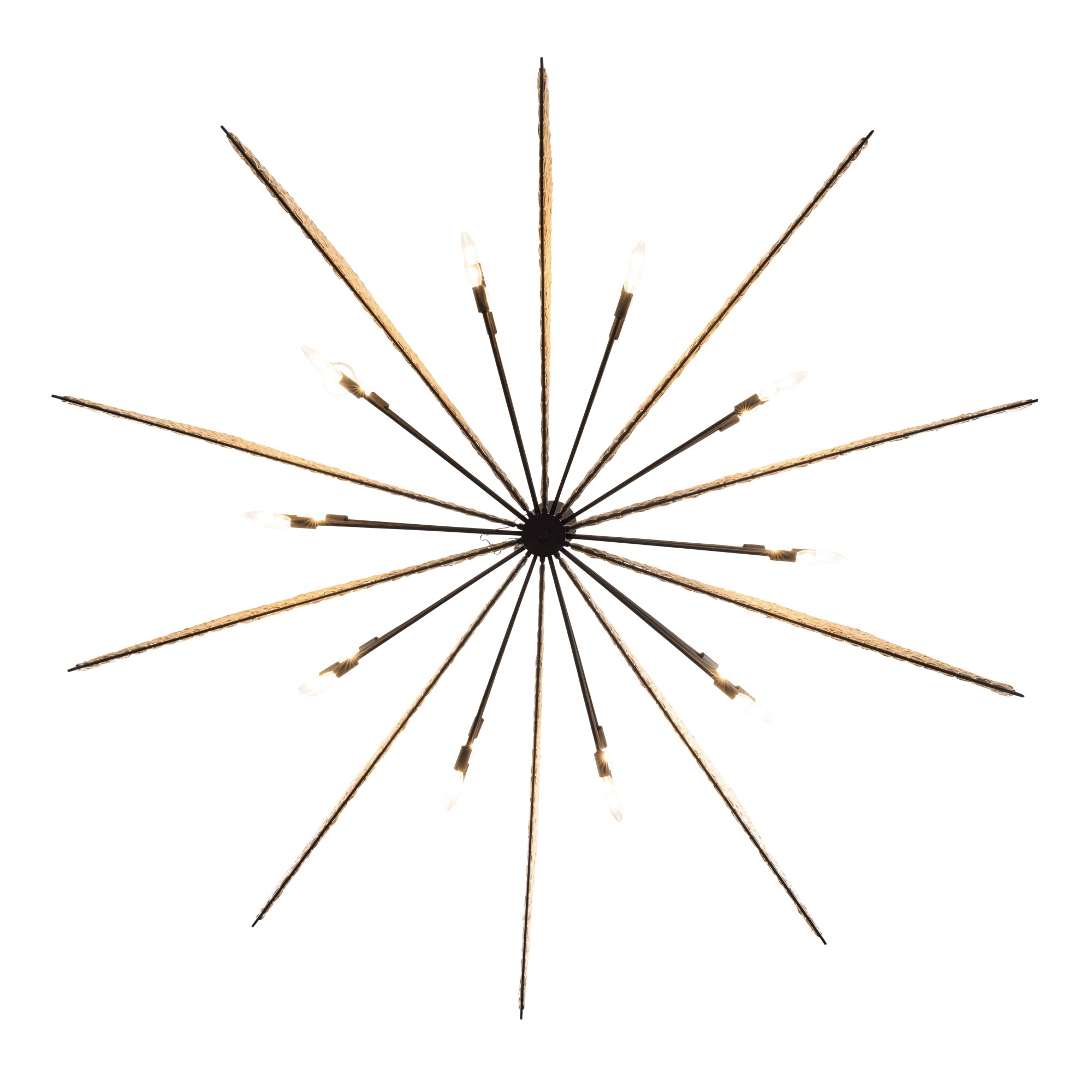 Machina 30Light Chandelier - Matte Black/Sulihiya
