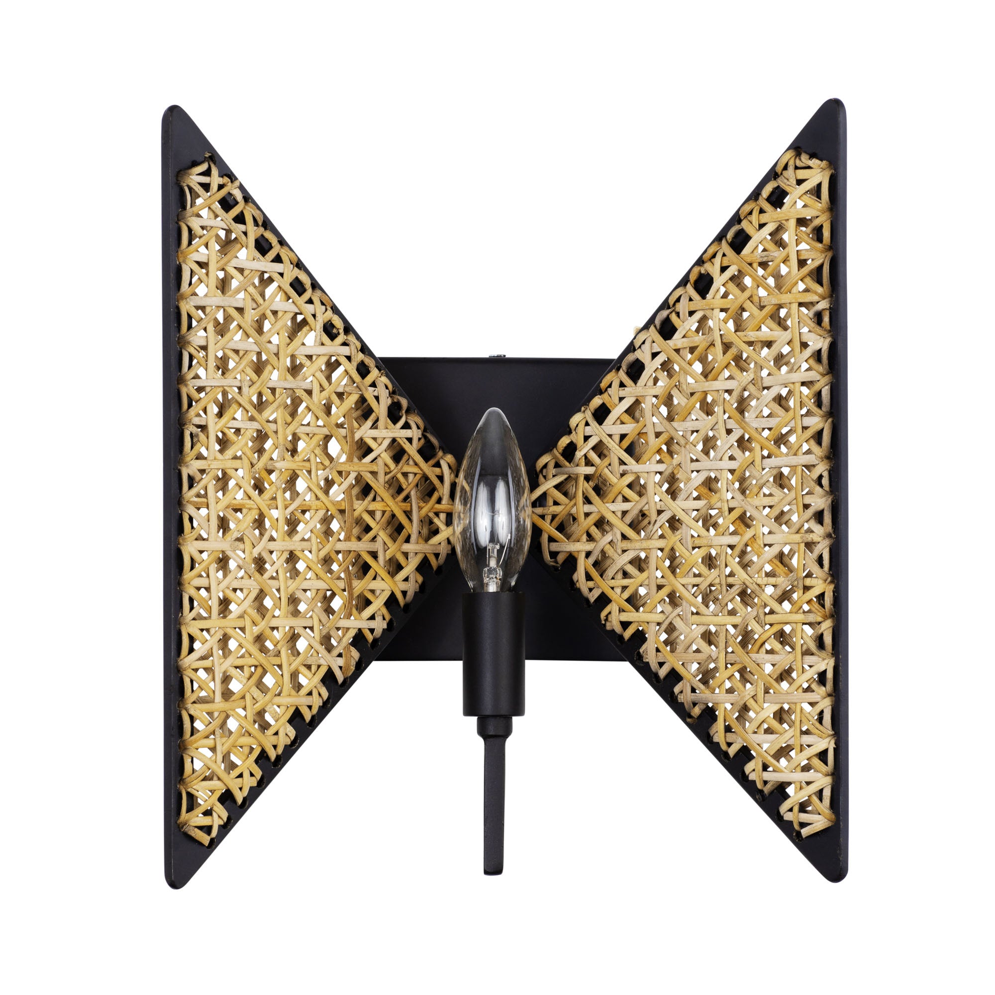 Machina 1-Light Sconce - Matte Black/Sulihiya