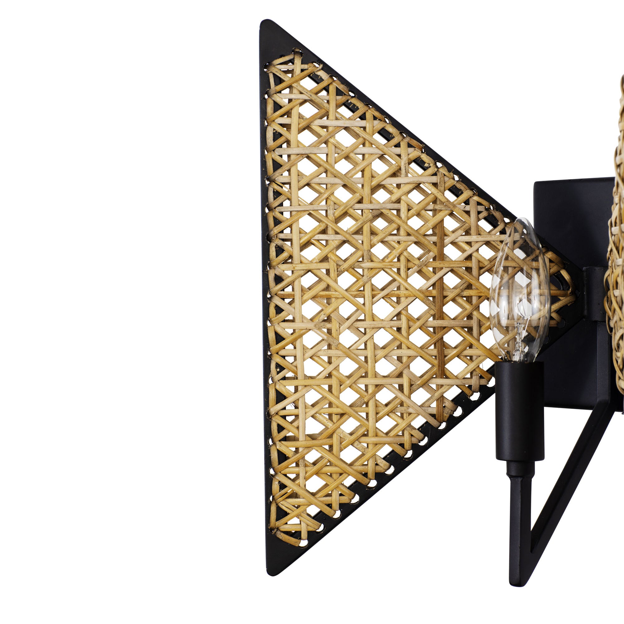 Machina 1-Light Sconce - Matte Black/Sulihiya