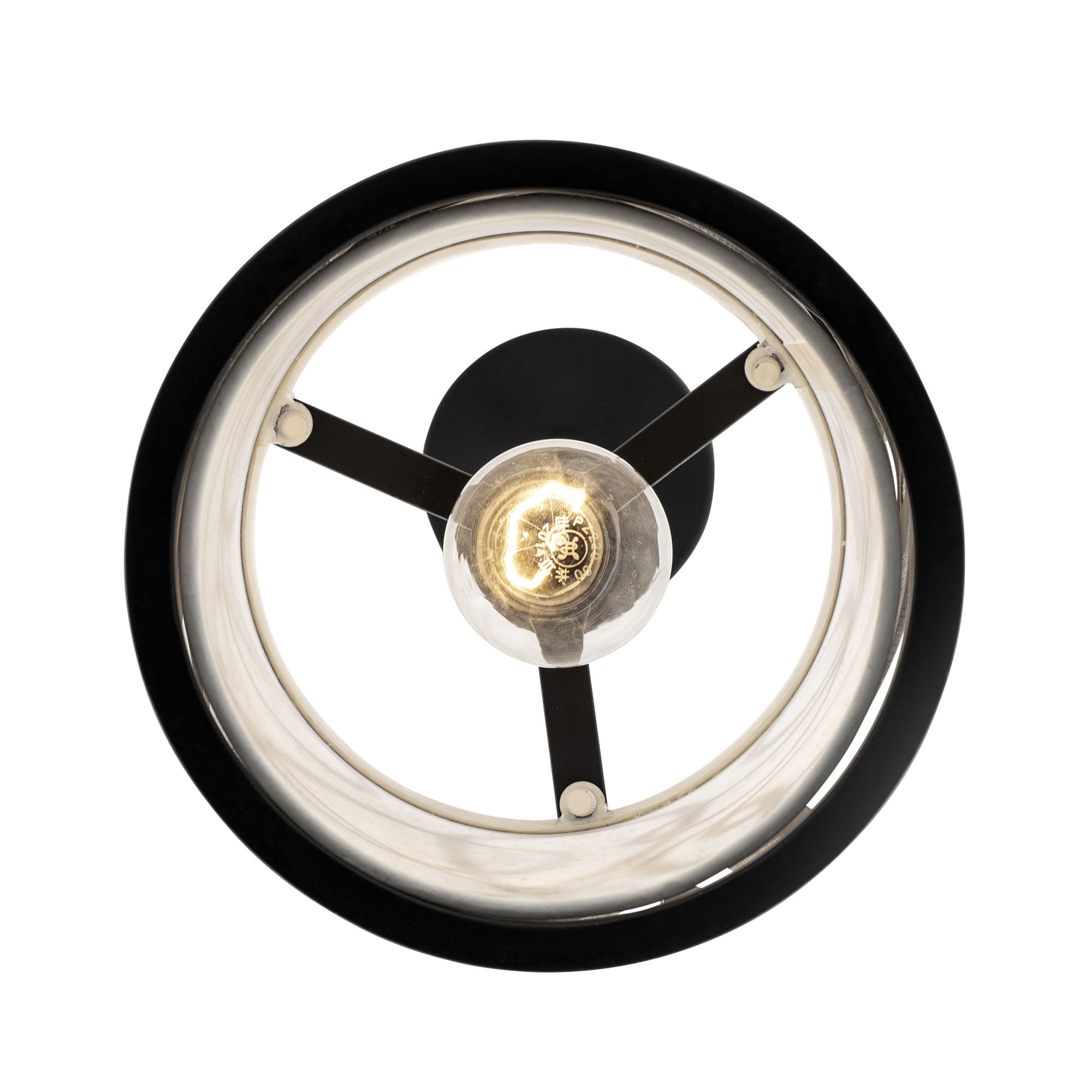 Scribble 1-Light Mini Pendant - Matte Black/Artifact