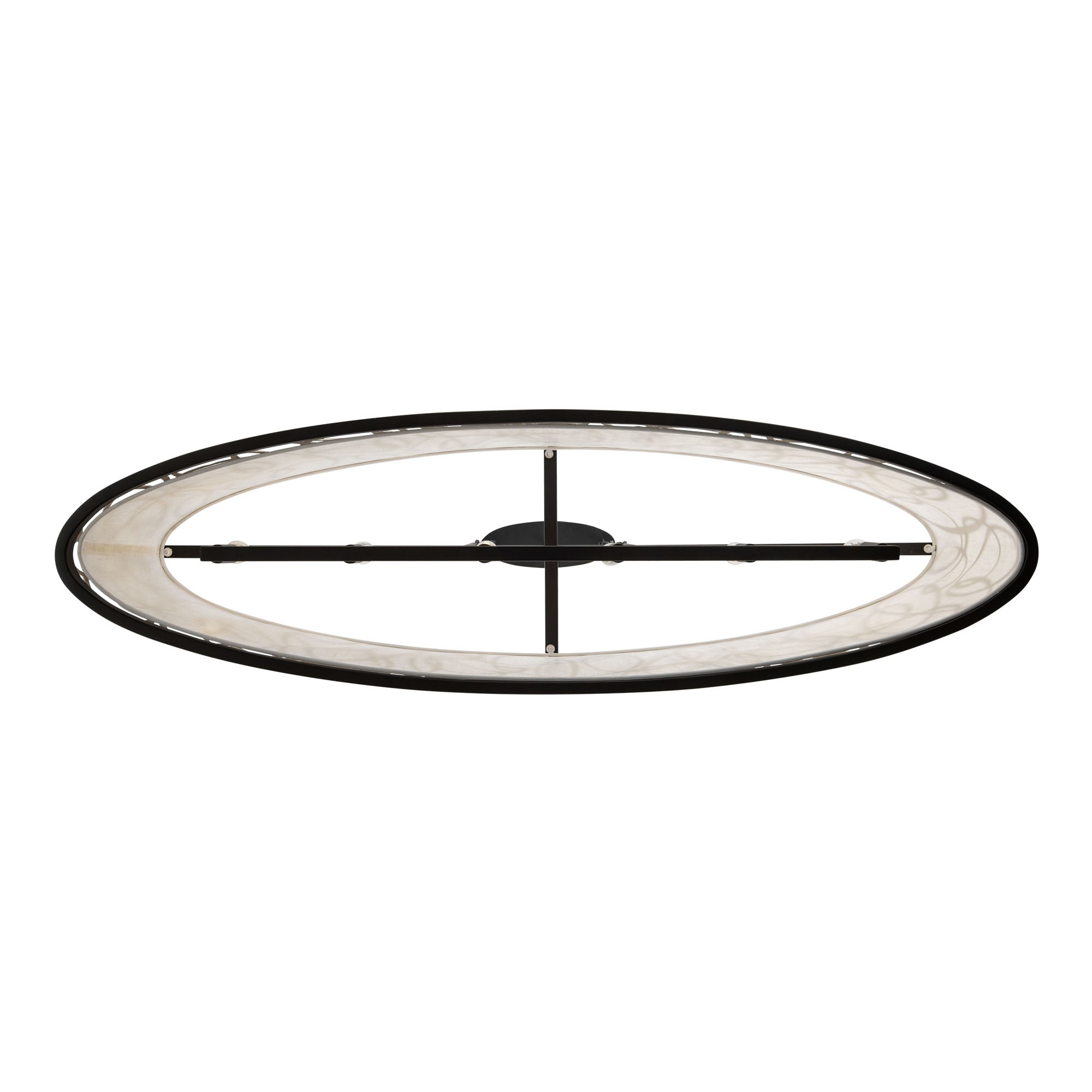 Scribble 6-Light Linear Pendant - Matte Black/Artifact