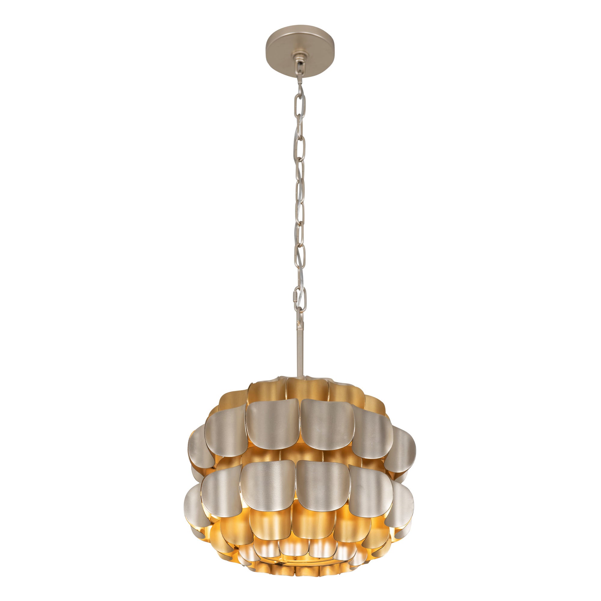 Swoon 1 Light Pendant - Antique Gold/Gold Dust