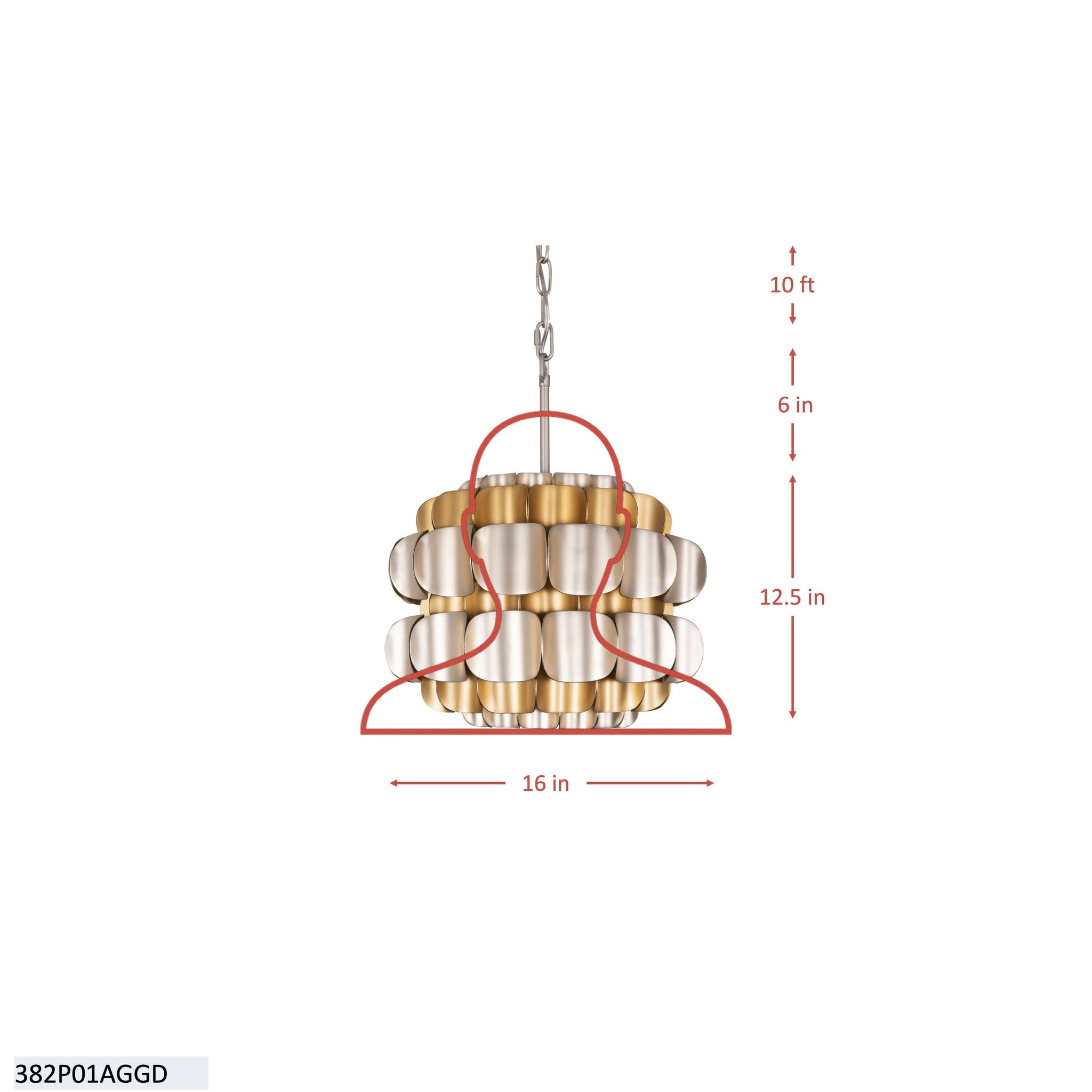 Swoon 1 Light Pendant - Matte White