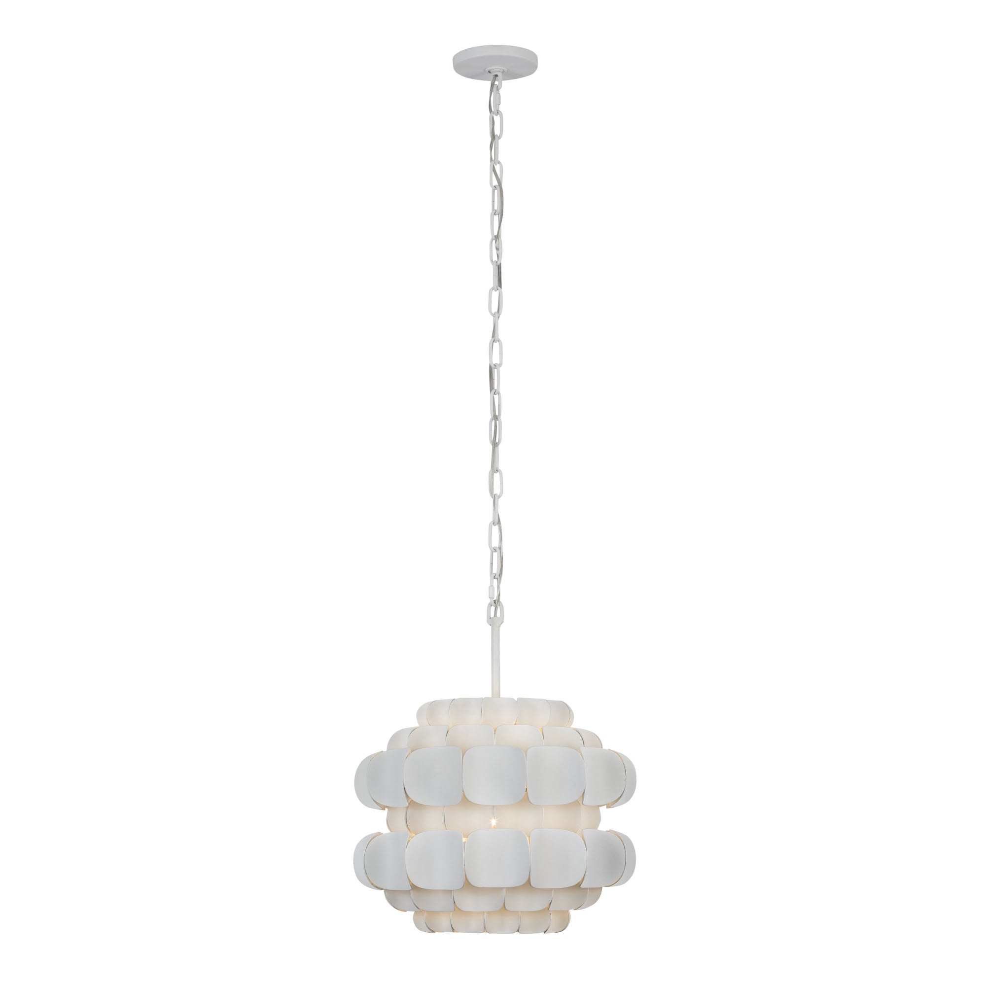 Swoon 1 Light Pendant - Matte White