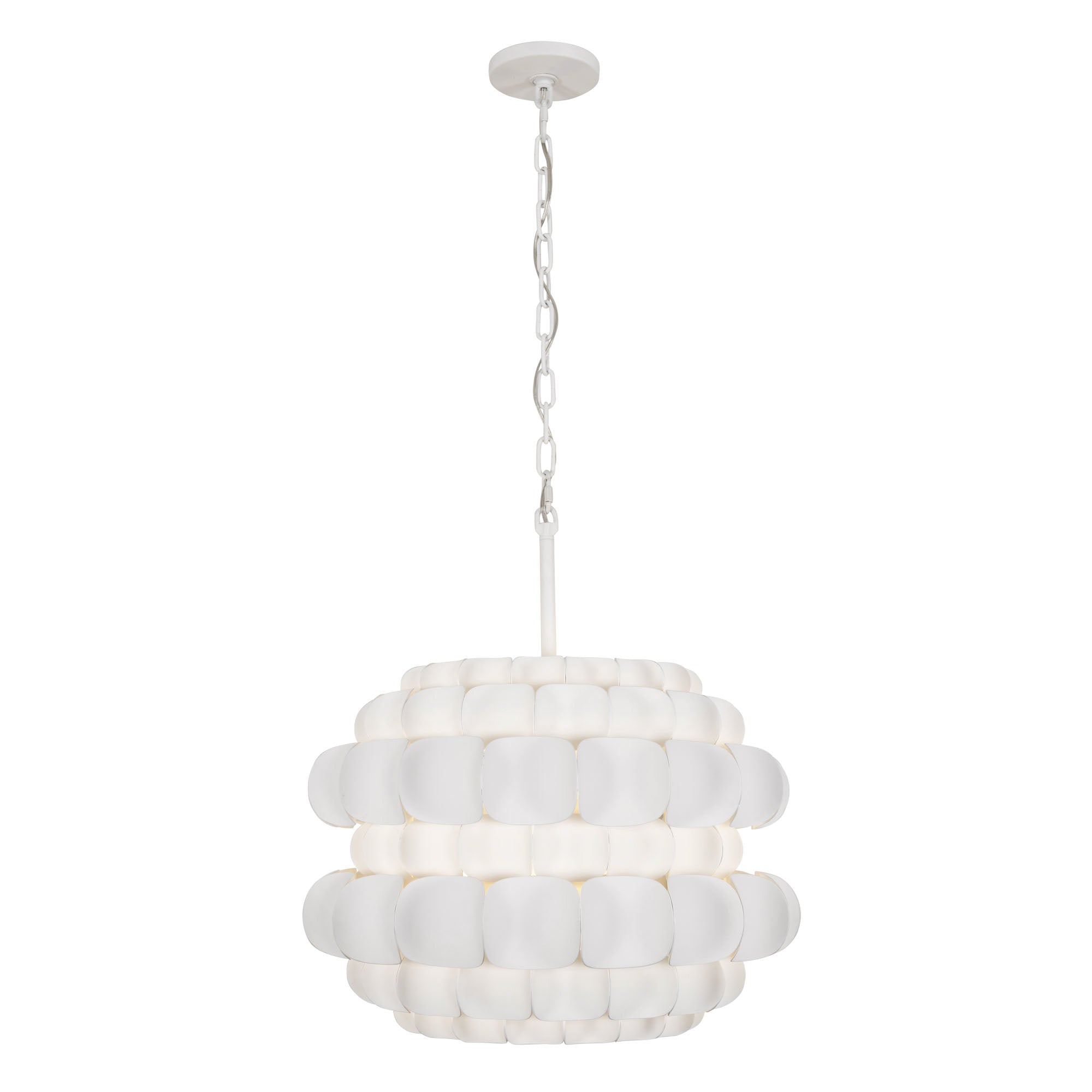 Swoon 3 Light Pendant - Matte White