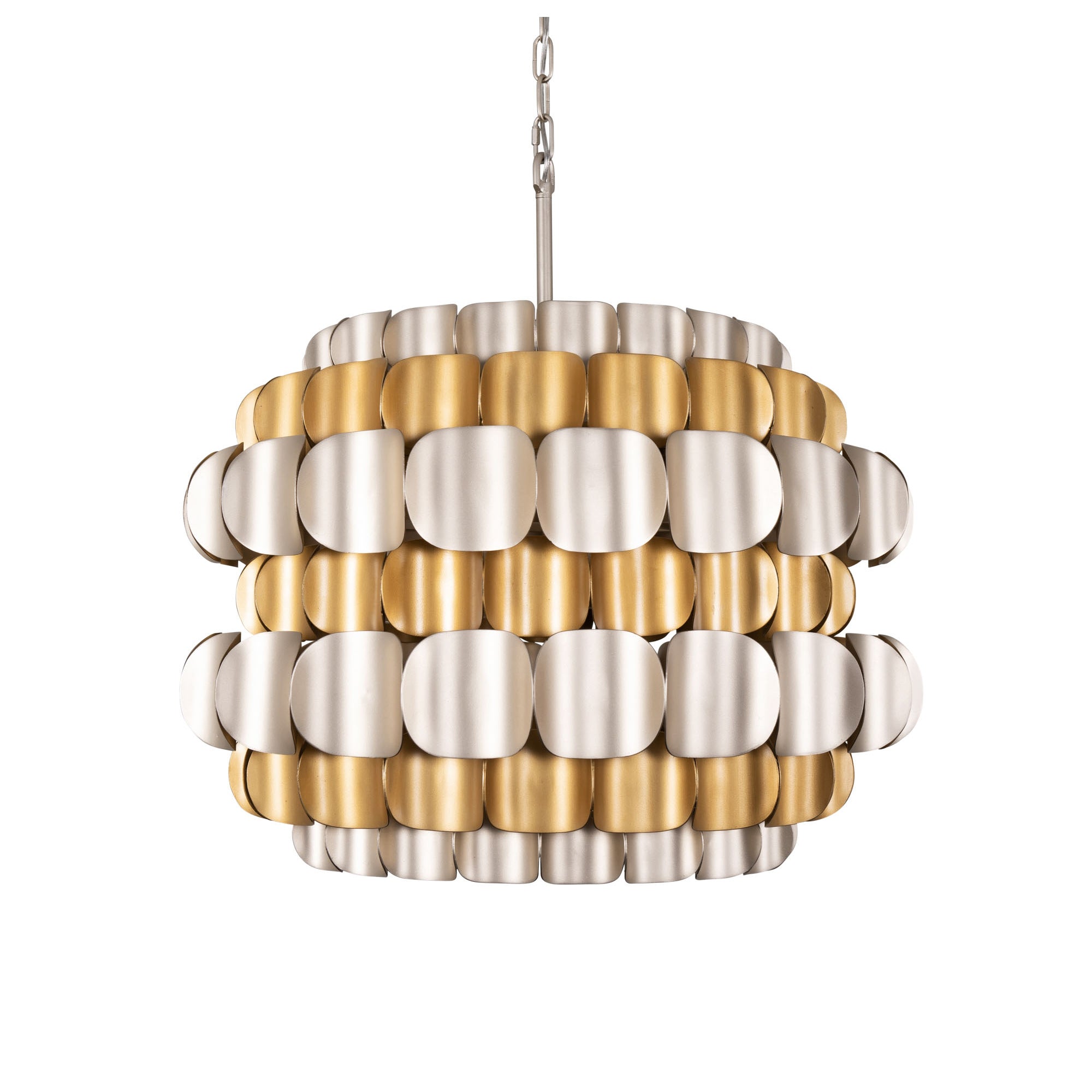 Swoon 6 Light Pendant - Antique Gold/Gold Dust