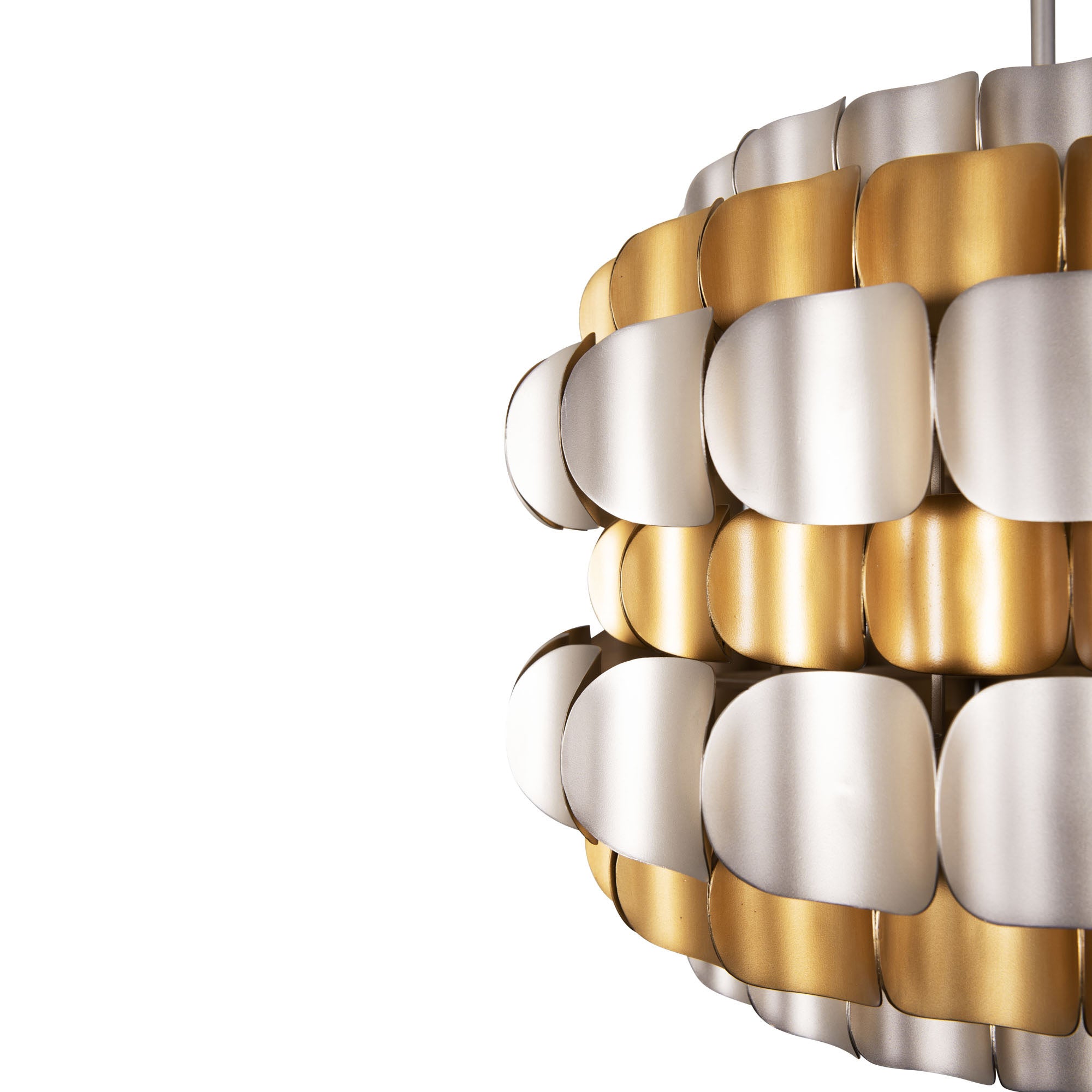 Swoon 6 Light Pendant - Antique Gold/Gold Dust