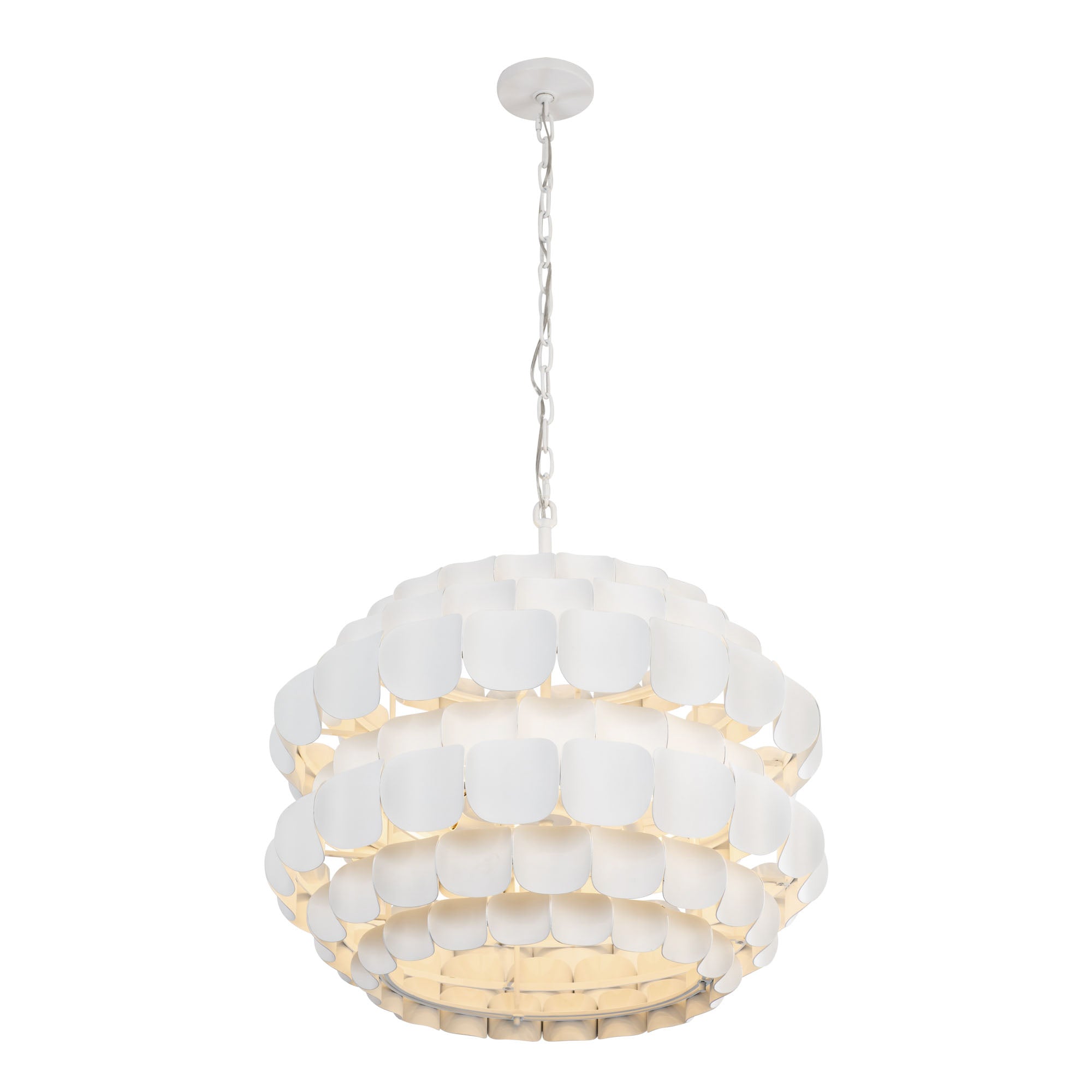 Swoon 6 Light Pendant - Matte White