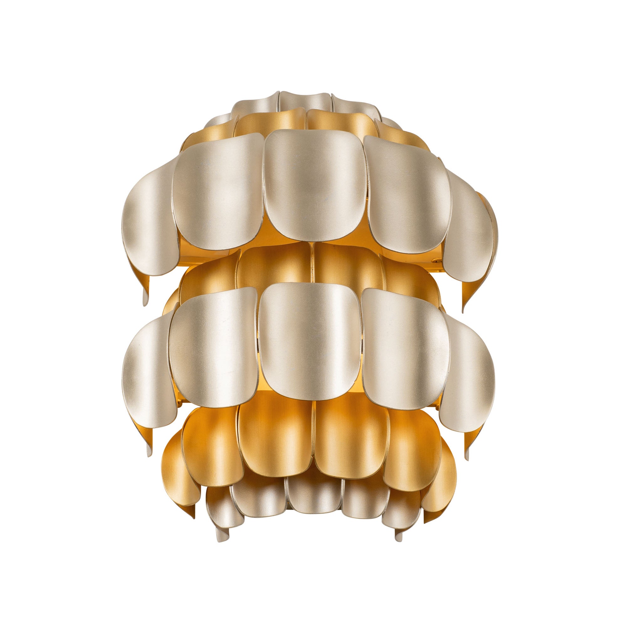 Swoon 1 Light Sconce - Antique Gold/Gold Dust