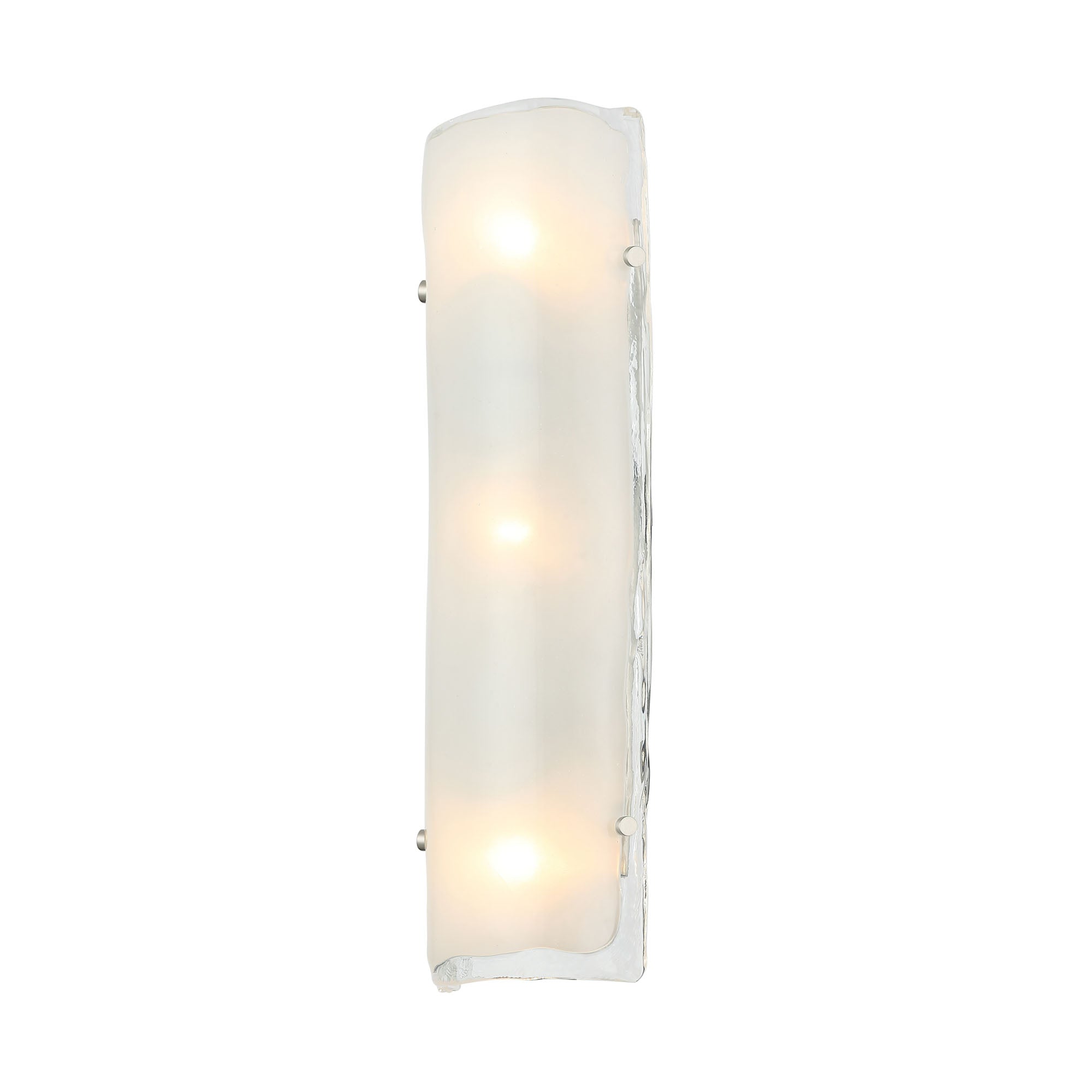 Fairchild 385W03BNS 3-Lt Wall Sconce - Black/Polished Nickel/Satin Brass