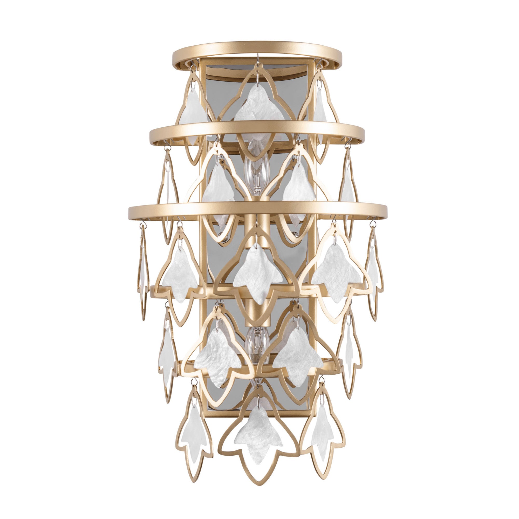 Fleur 2 Light Sconce - French Gold
