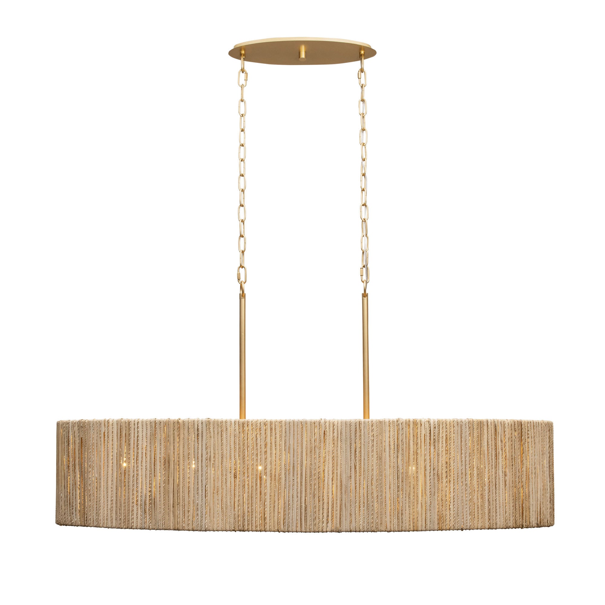 Jacob's Ladder 6-Light Linear Pendant - French Gold
