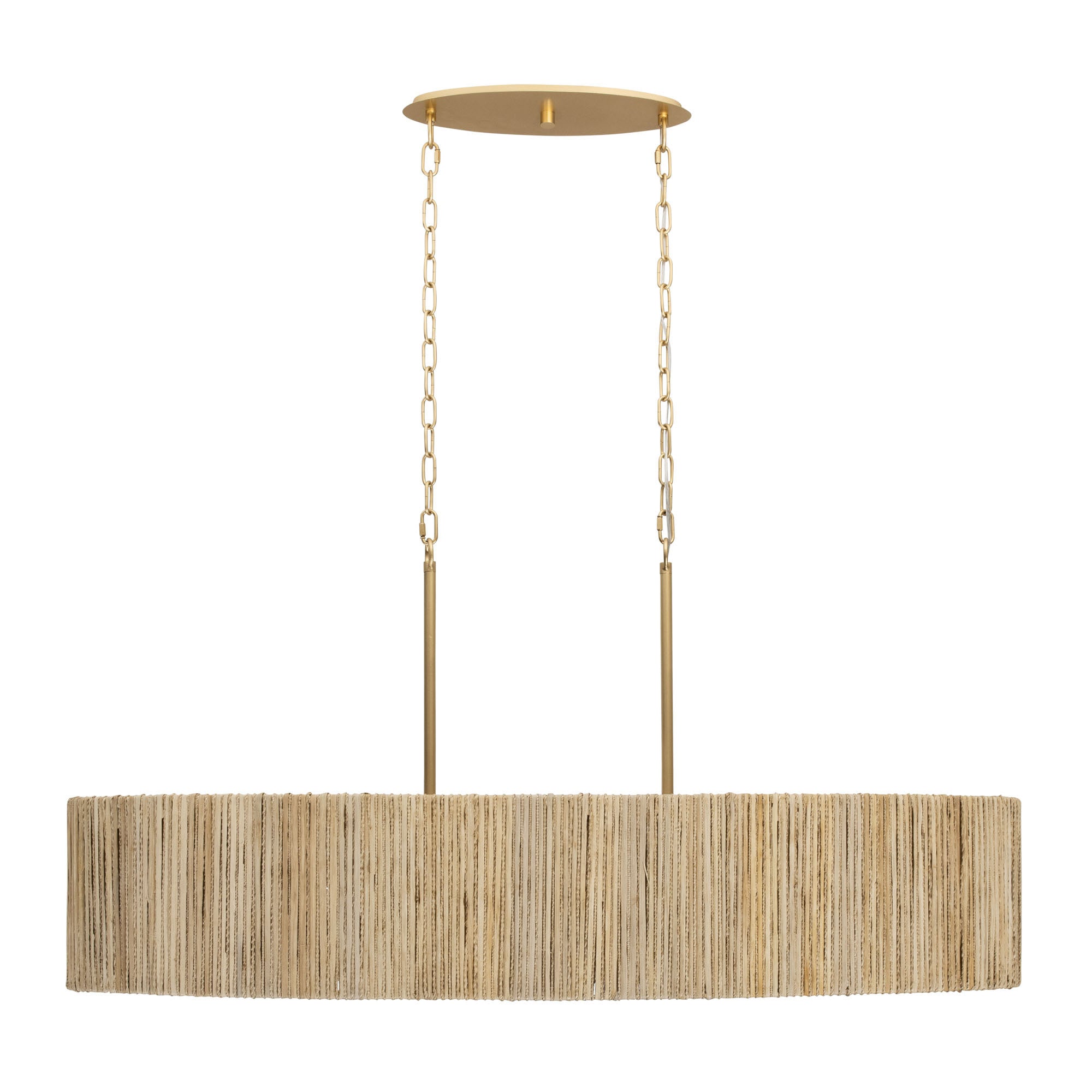 Jacob's Ladder 6 Light Linear Pendant - French Gold
