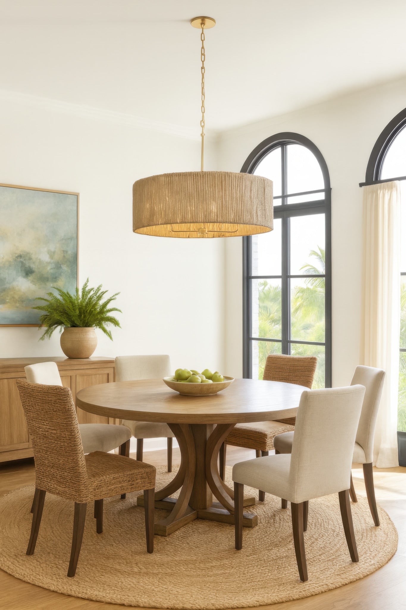 Jacob's Ladder 6 Light Pendant - French Gold
