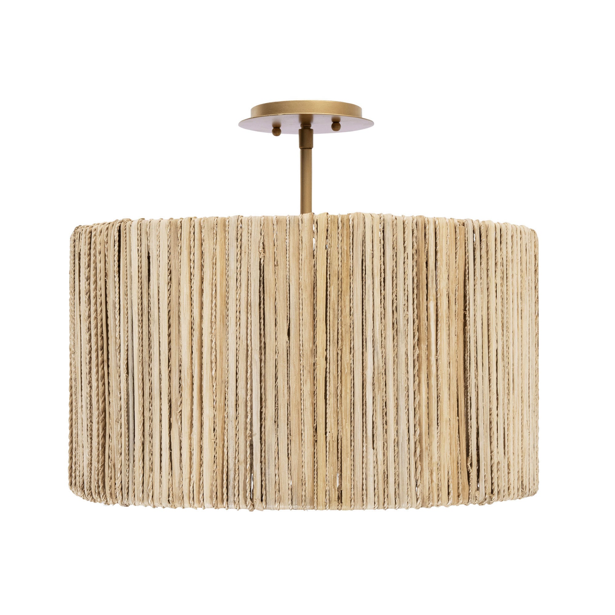 Jacob's Ladder 3 Light Semi-Flush - French Gold