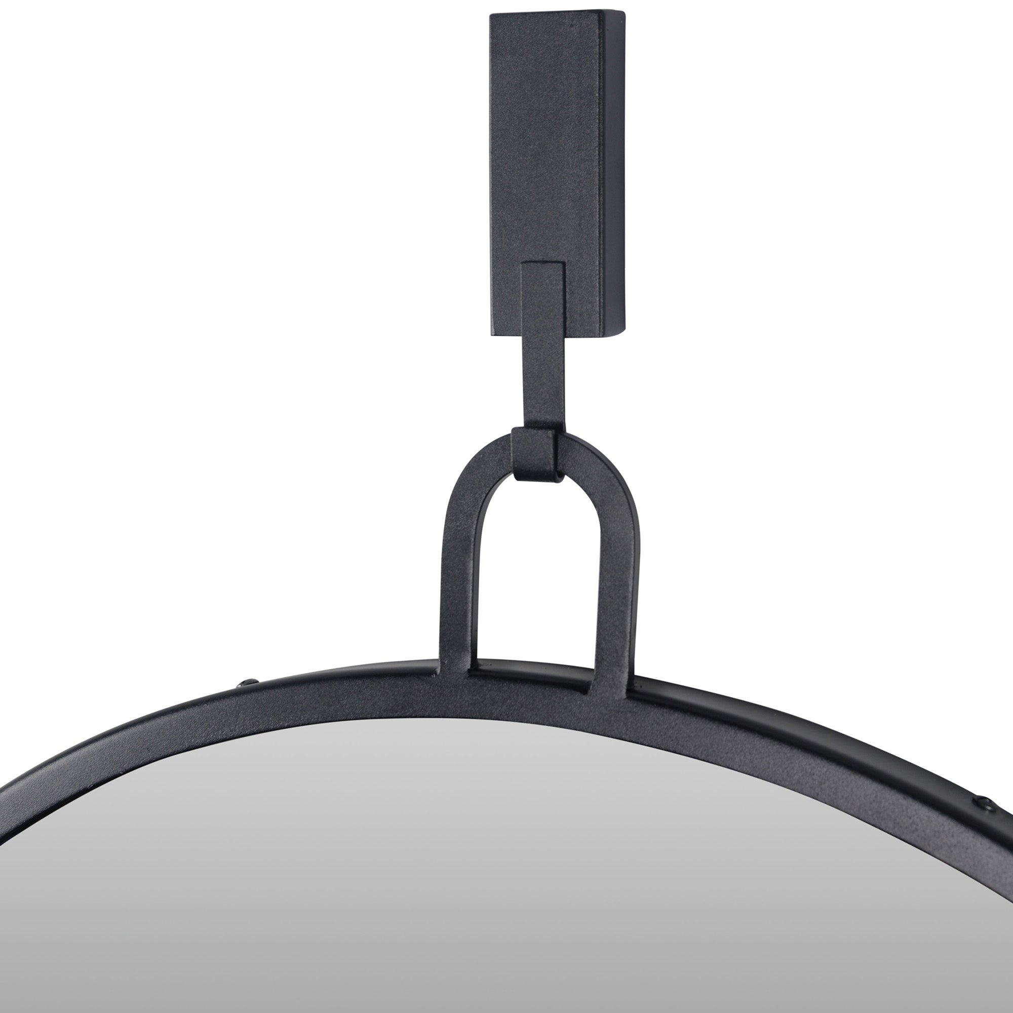 Stopwatch 30-in Round Accent Mirror - Bronze