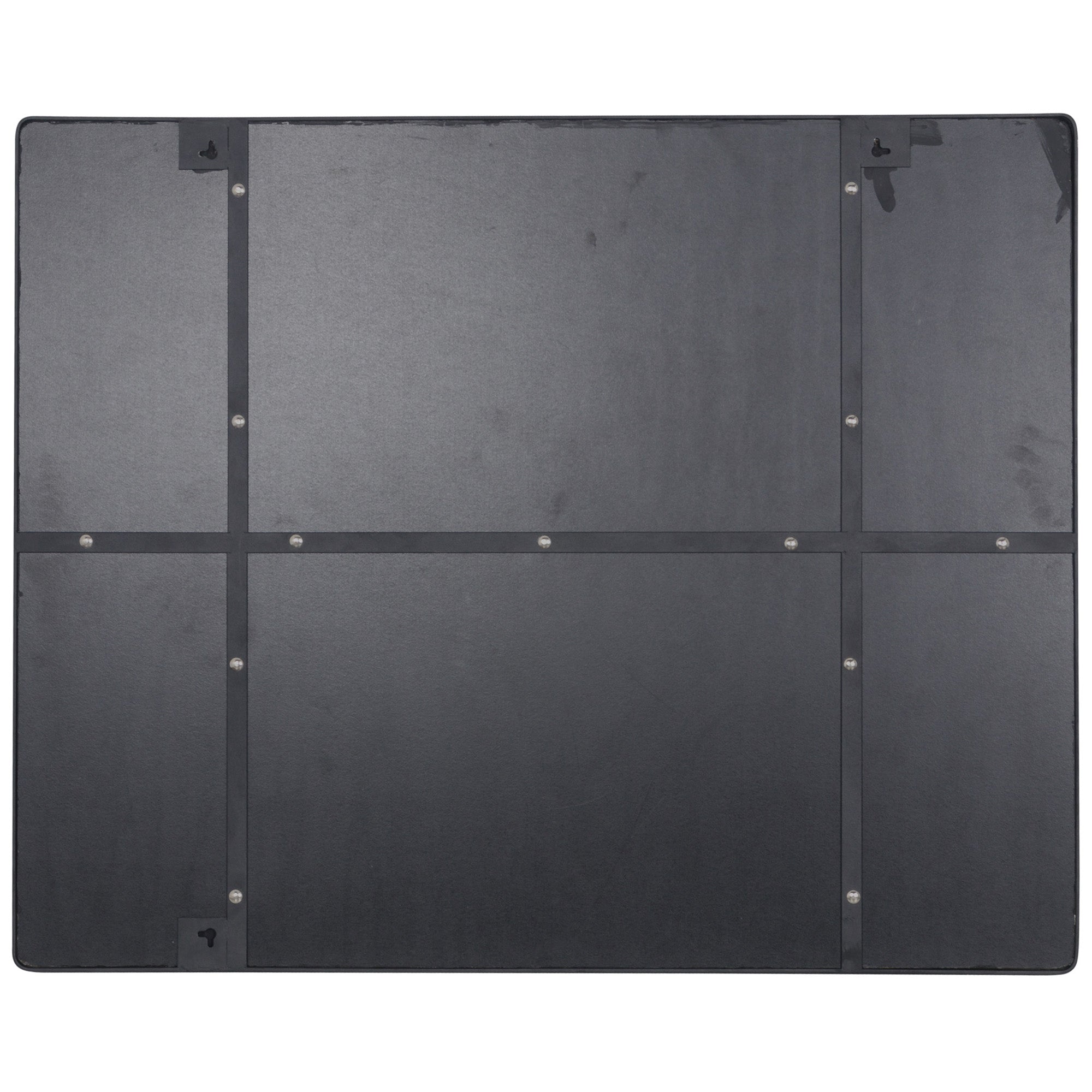 Kye 24x30 Rectangular Rounded Wall Mirror - Black