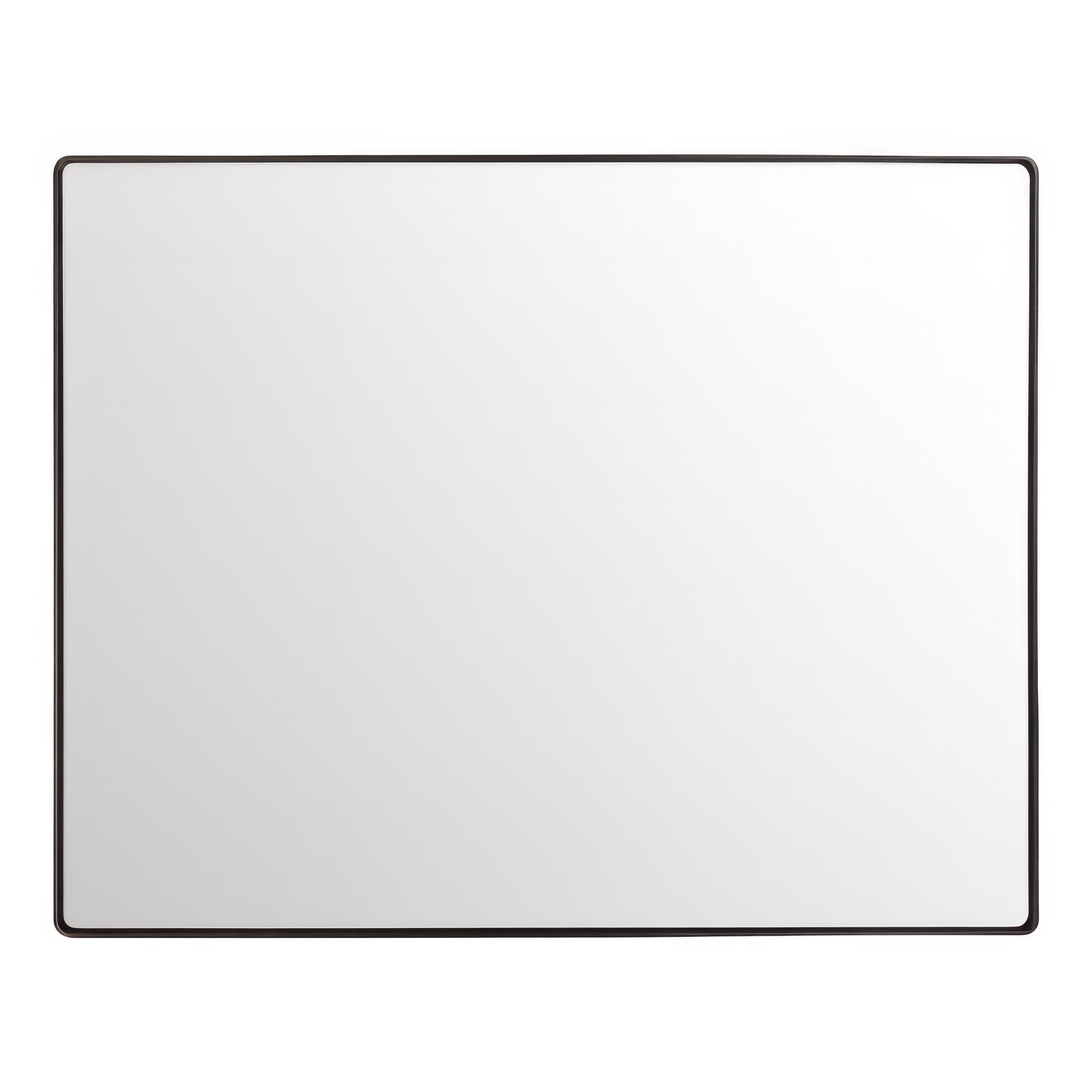 Kye 24x30 Rectangular Rounded Wall Mirror - Bronze