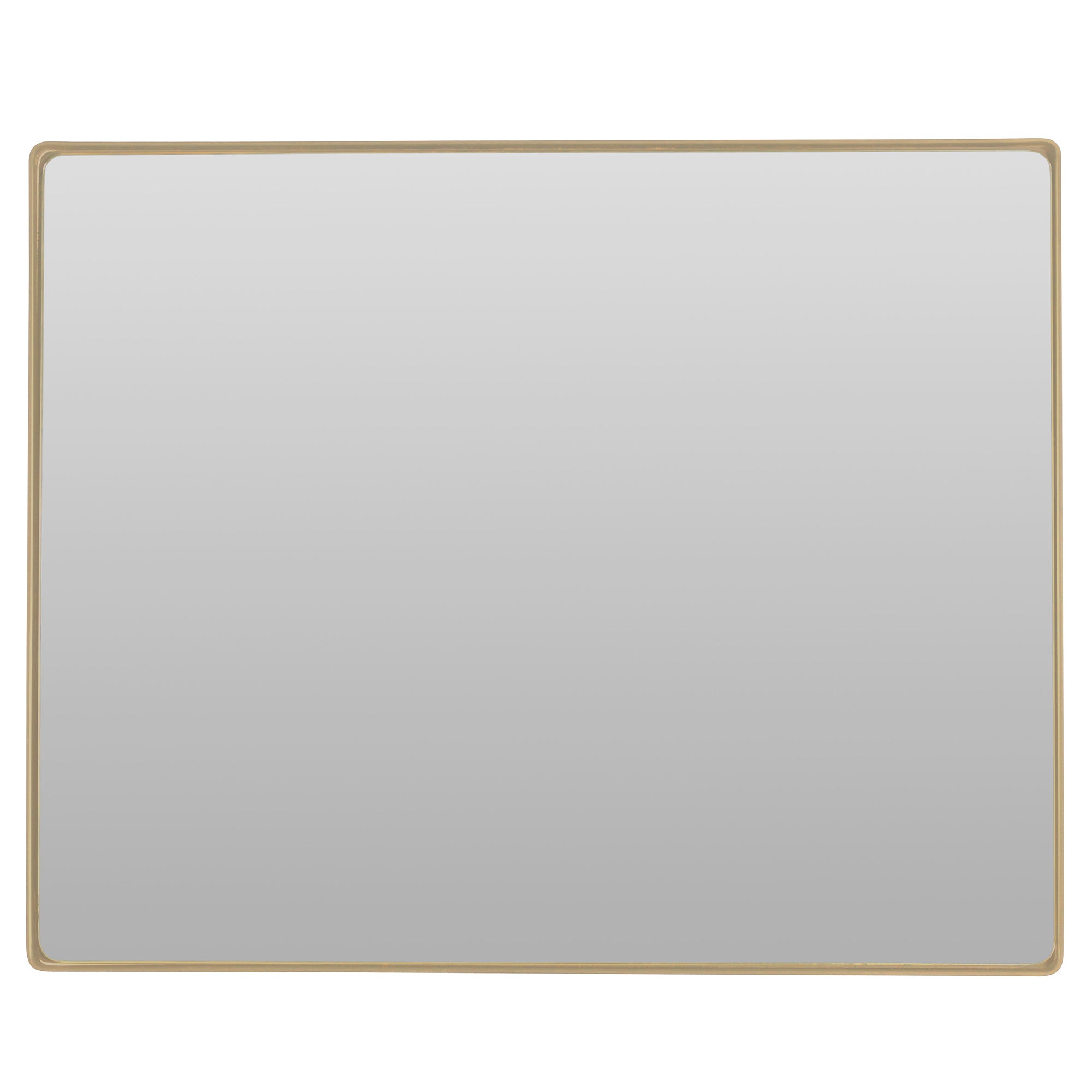 Kye 24x30 Rectangular Rounded Wall Mirror - Gold