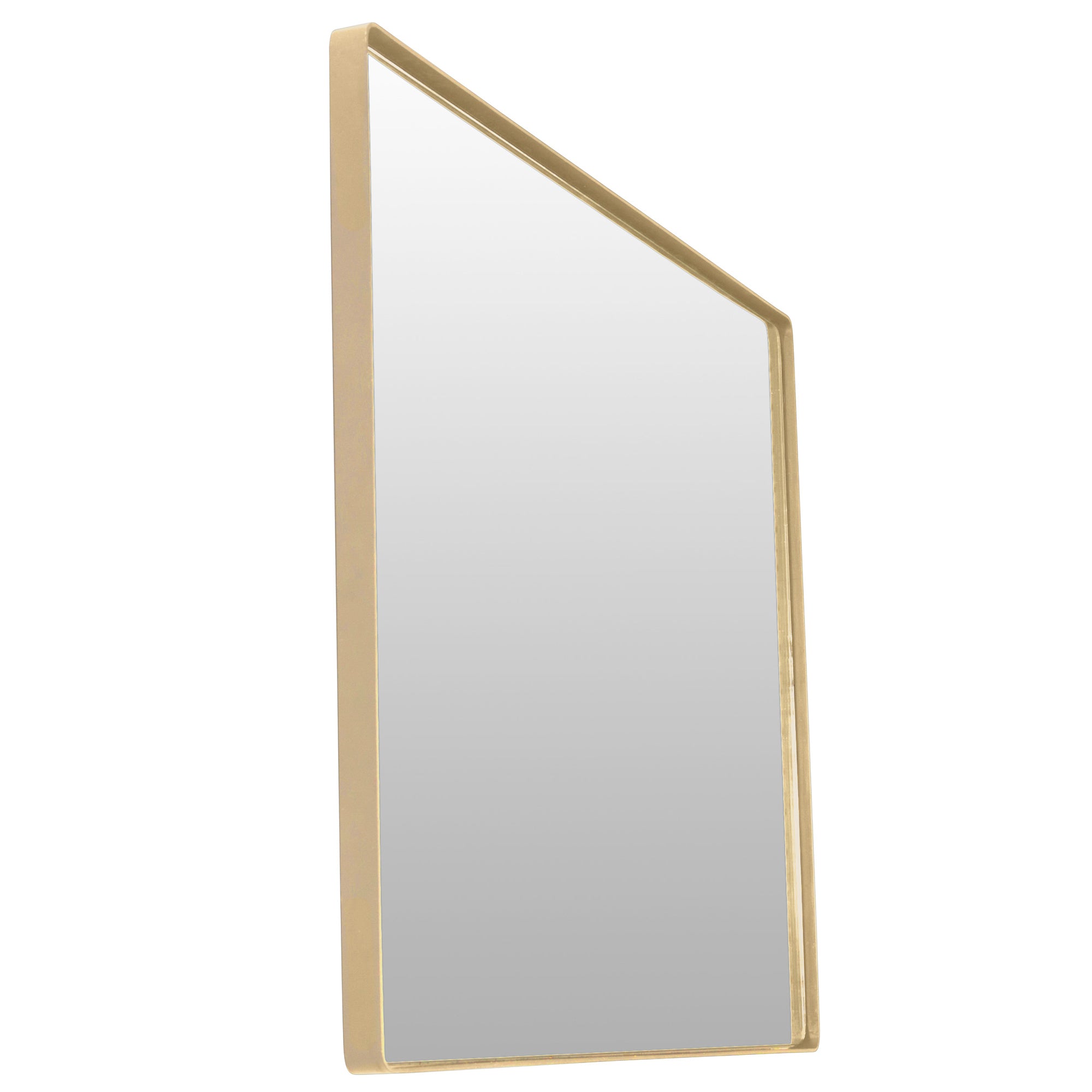 Kye 24x30 Rectangular Rounded Wall Mirror - Gold