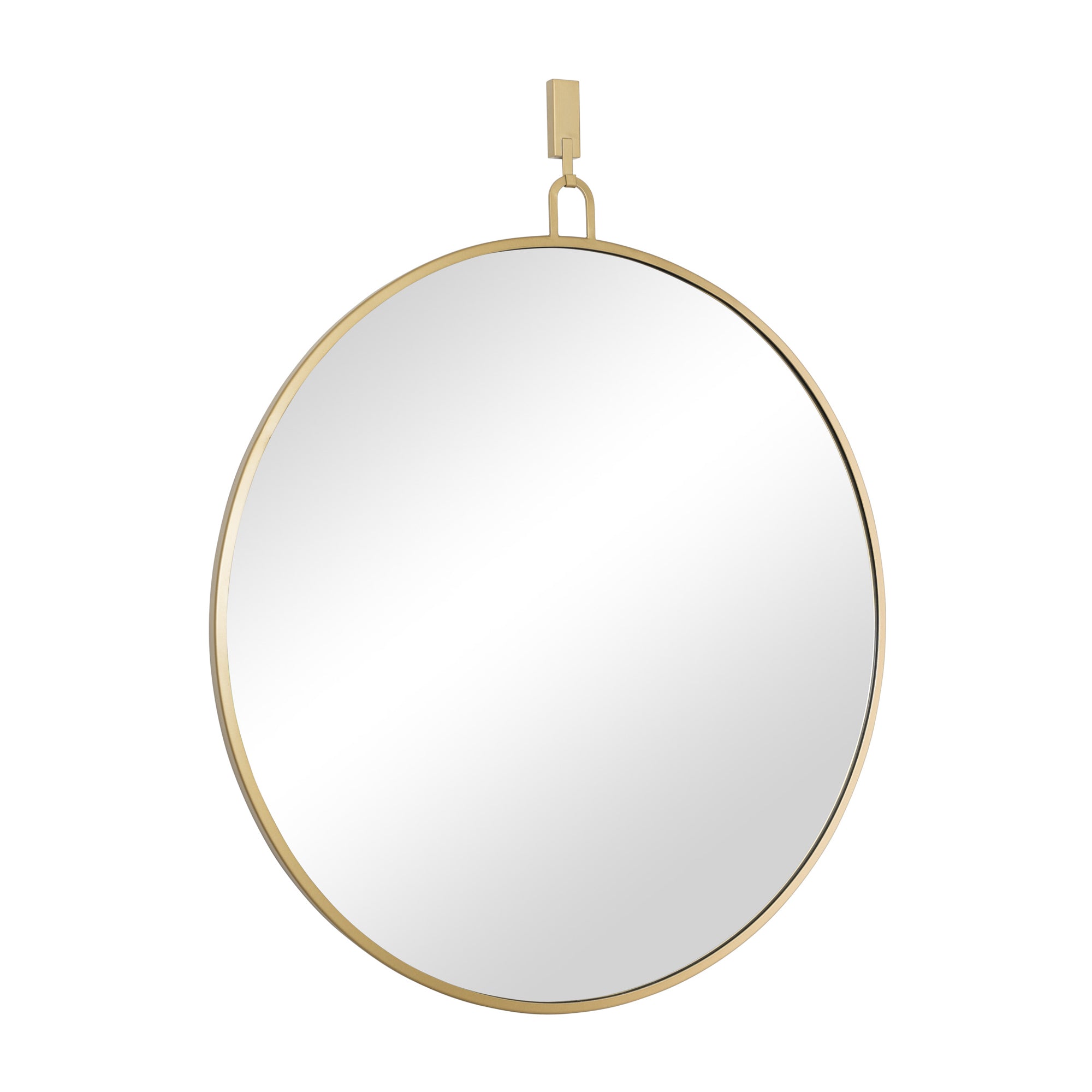 Stopwatch 40-in Round Mirror - Gold