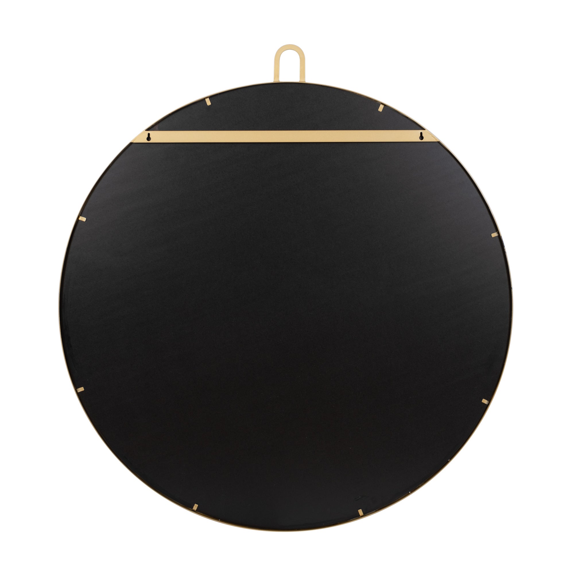 Stopwatch 40-in Round Mirror - Gold