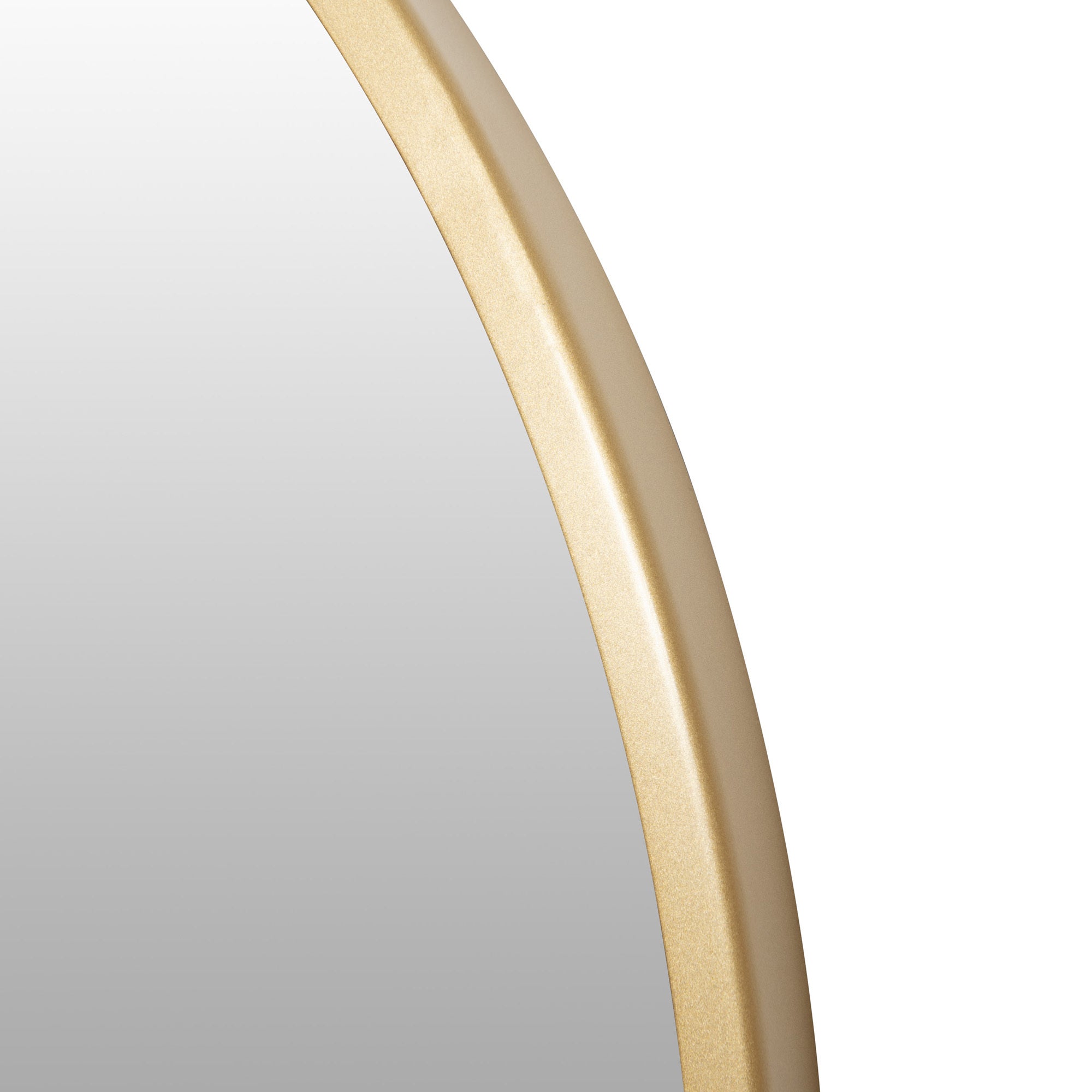 Stopwatch 40-in Round Mirror - Gold