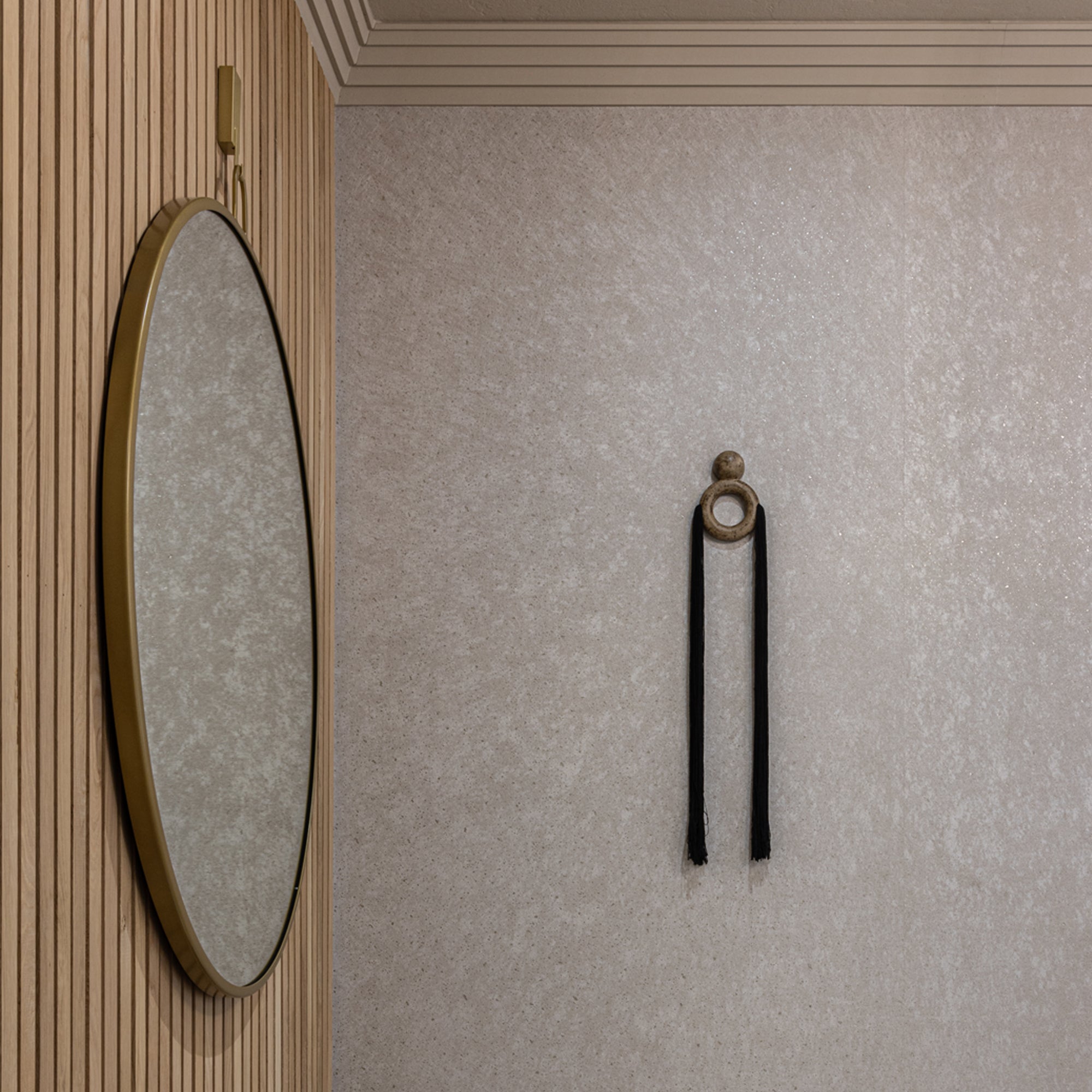 Stopwatch 407A03GO 40-Inch Round Mirror - Gold