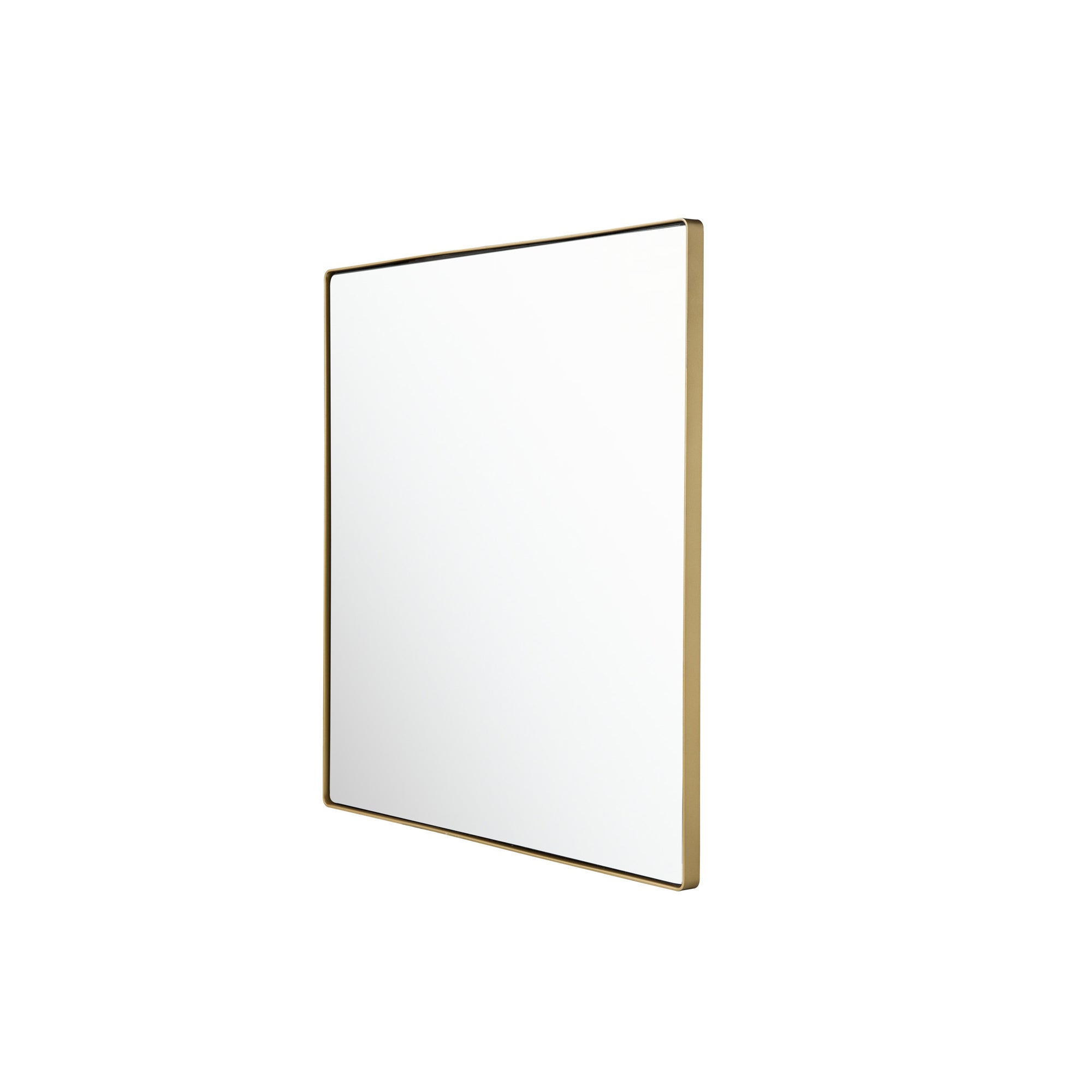 Kye 30x30 Rounded Square Wall Mirror - Gold