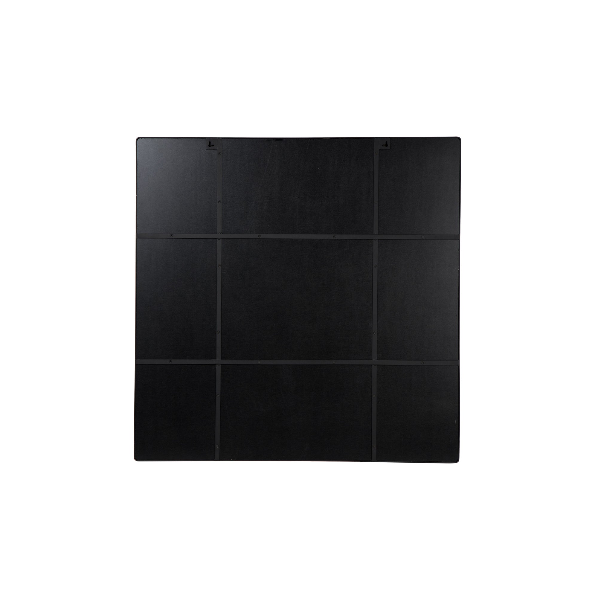 Kye 40x40 Rounded Square Wall Mirror - Black