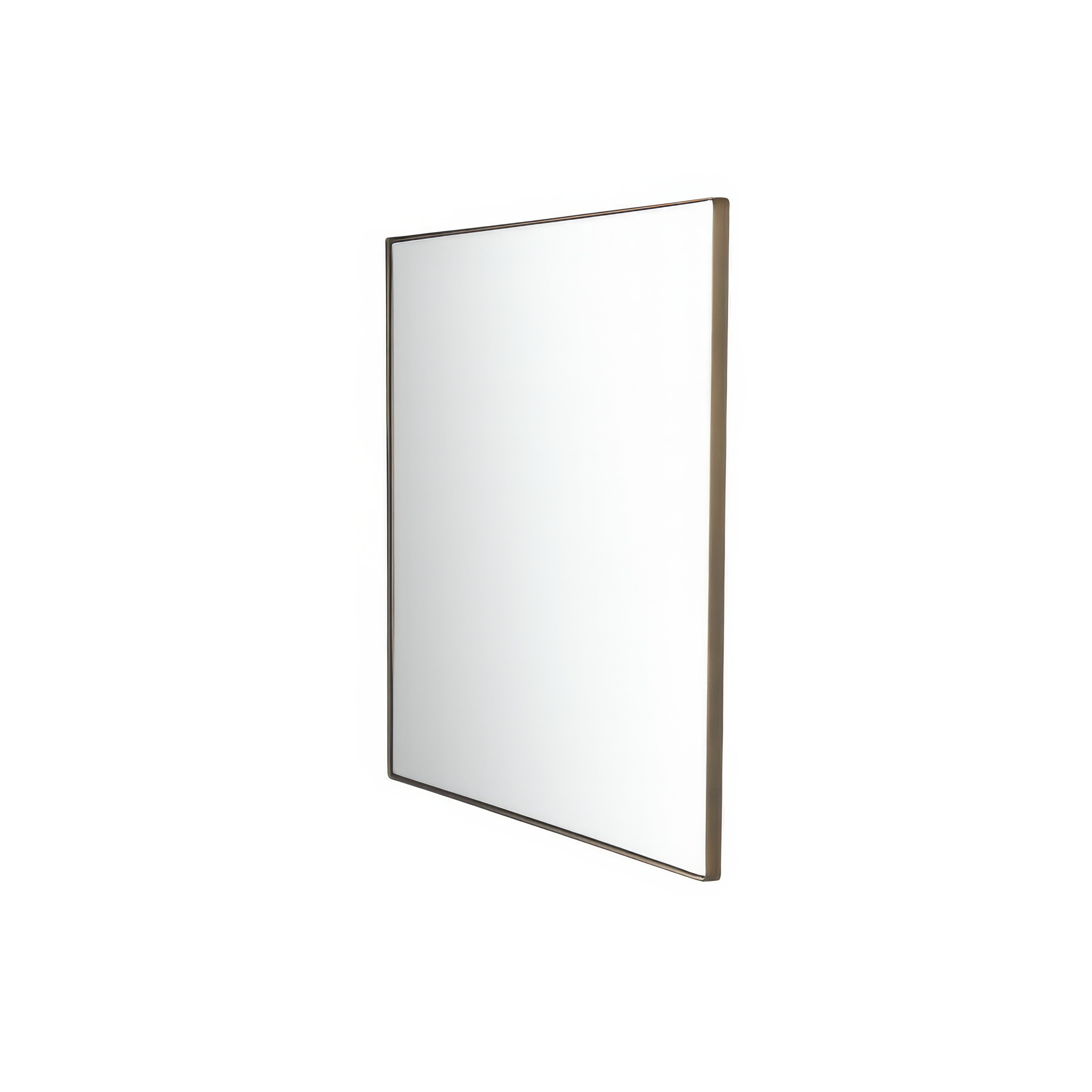 Kye 40x40 Rounded Square Wall Mirror - Bronze