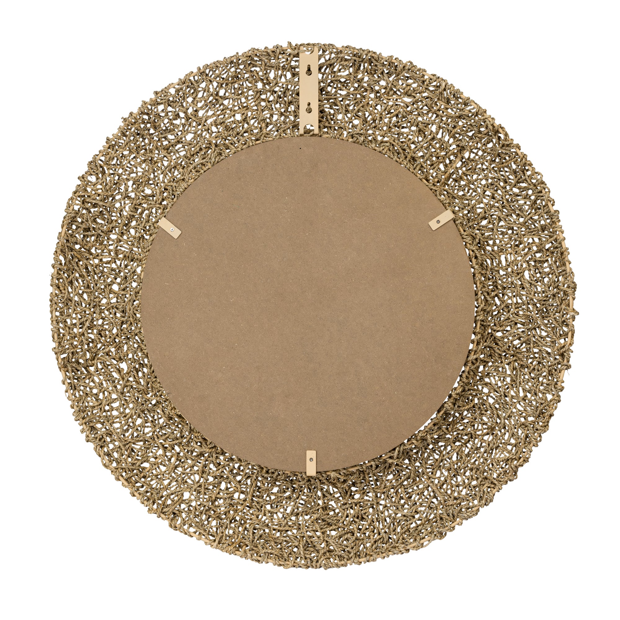 Tangled 33-in Wall Mirror - Natural Rope