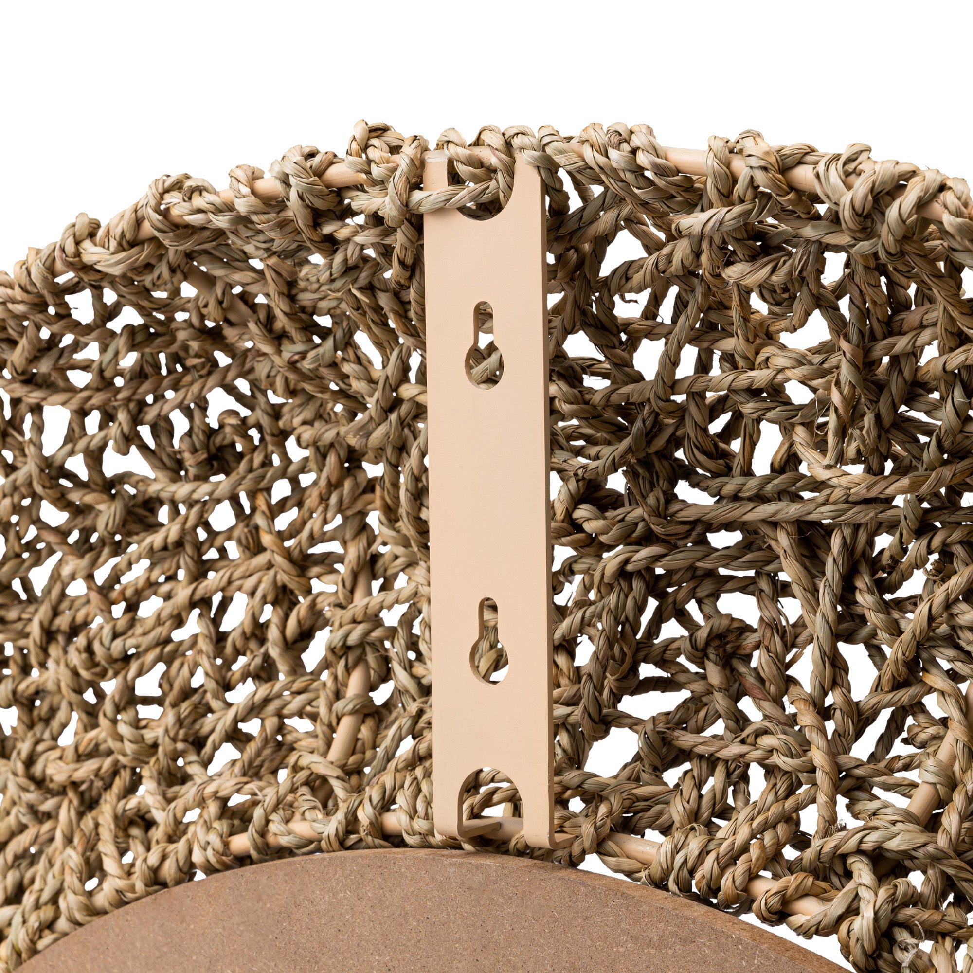 Tangled 33-in Wall Mirror - Natural Rope