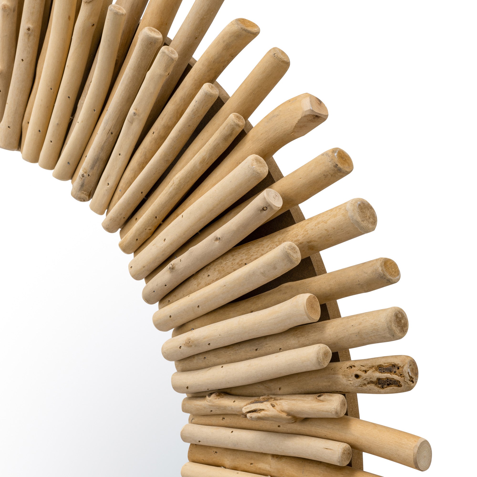 Drifter 34-in Wall Mirror - Natural Driftwood