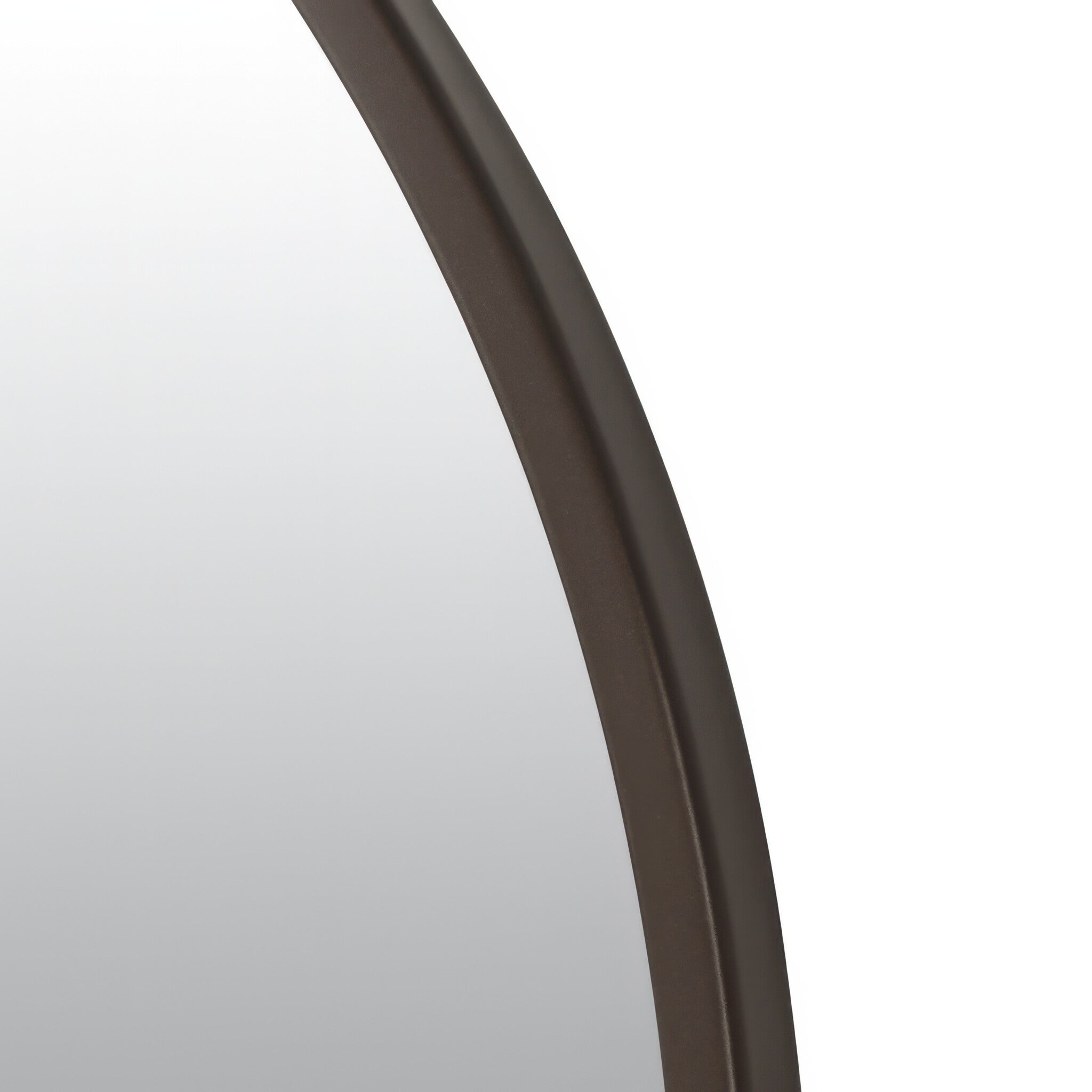Cottage 30-in Round Mirror - Bronze